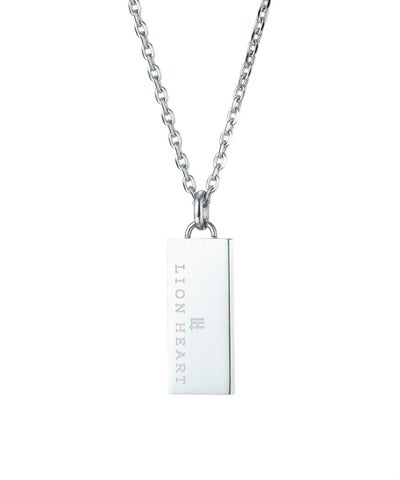 【WEB限定】トライネックレス/ロゴプレート/サージカルステンレス（シルバー・ブラック）