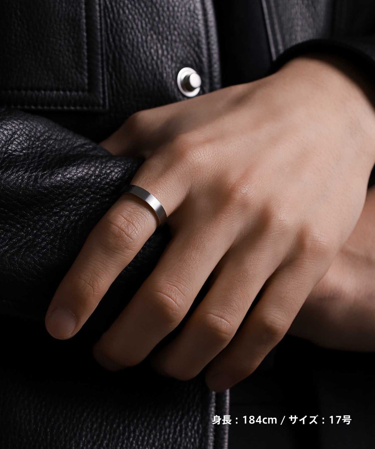 【限定展開】デュオリング/艶美（エンビ）/サージカルステンレス（シルバー・ブラック）