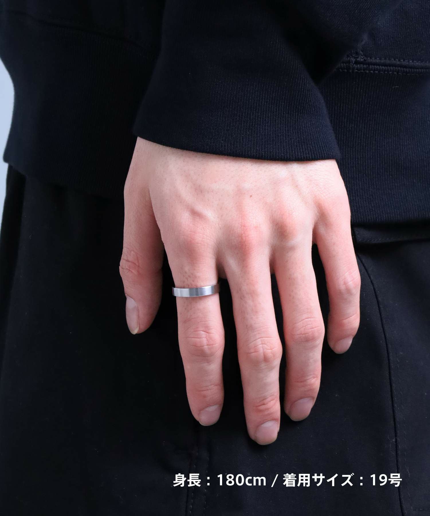 【限定展開】デュオリング/艶美（エンビ）/サージカルステンレス（シルバー・ブラック）