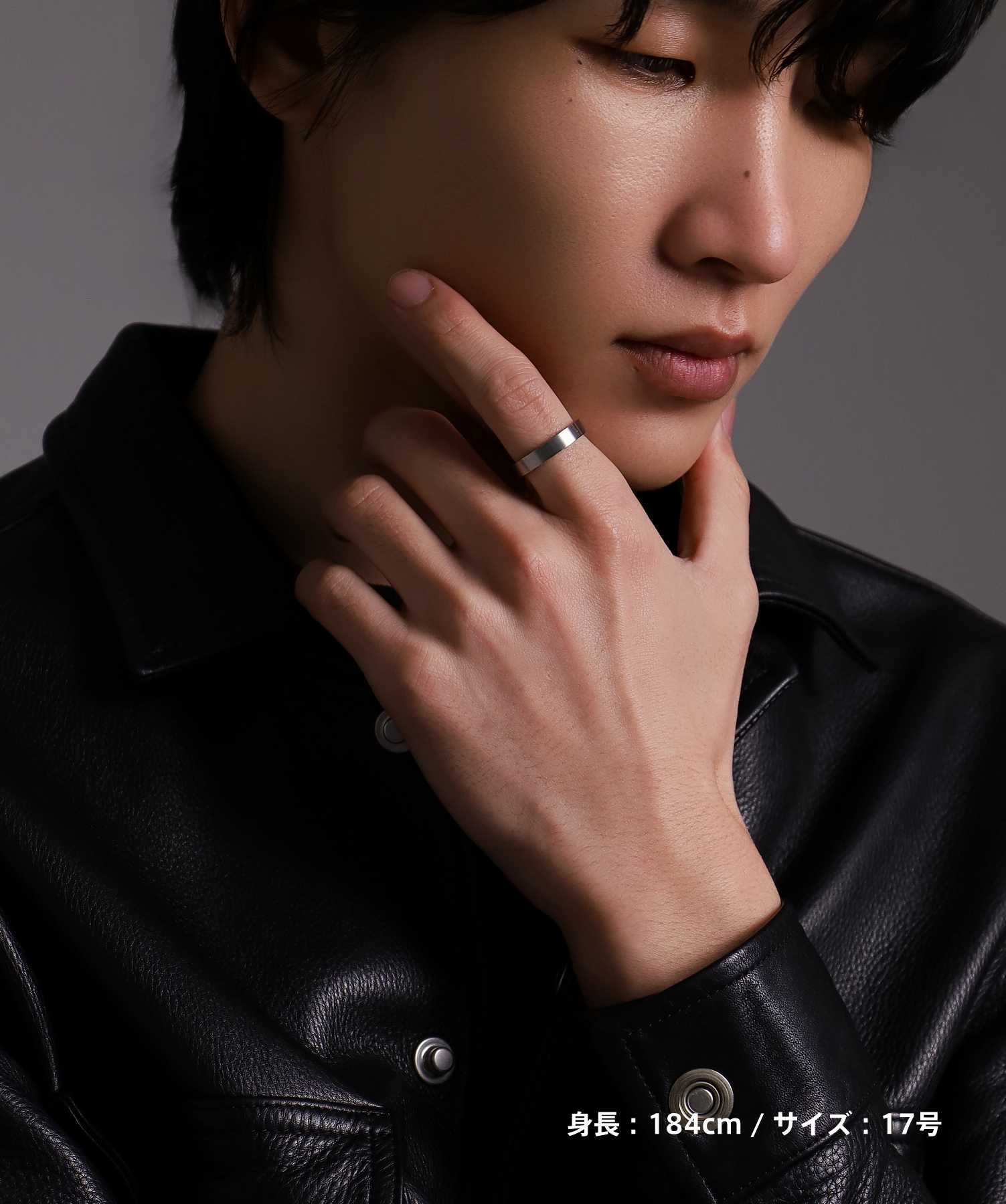 【限定展開】デュオリング/艶美（エンビ）/サージカルステンレス（シルバー・ブラック）