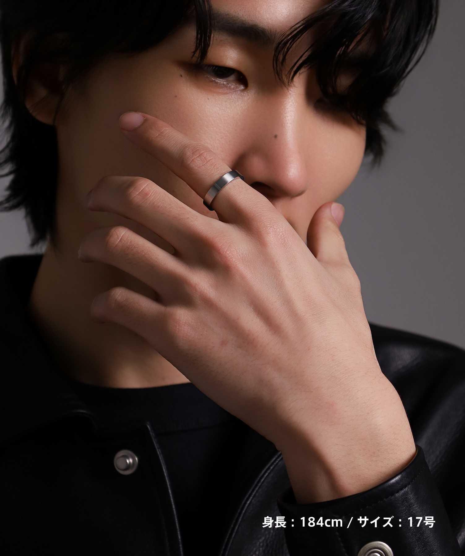 【限定展開】デュオリング/艶美（エンビ）/サージカルステンレス（シルバー・ブラック）