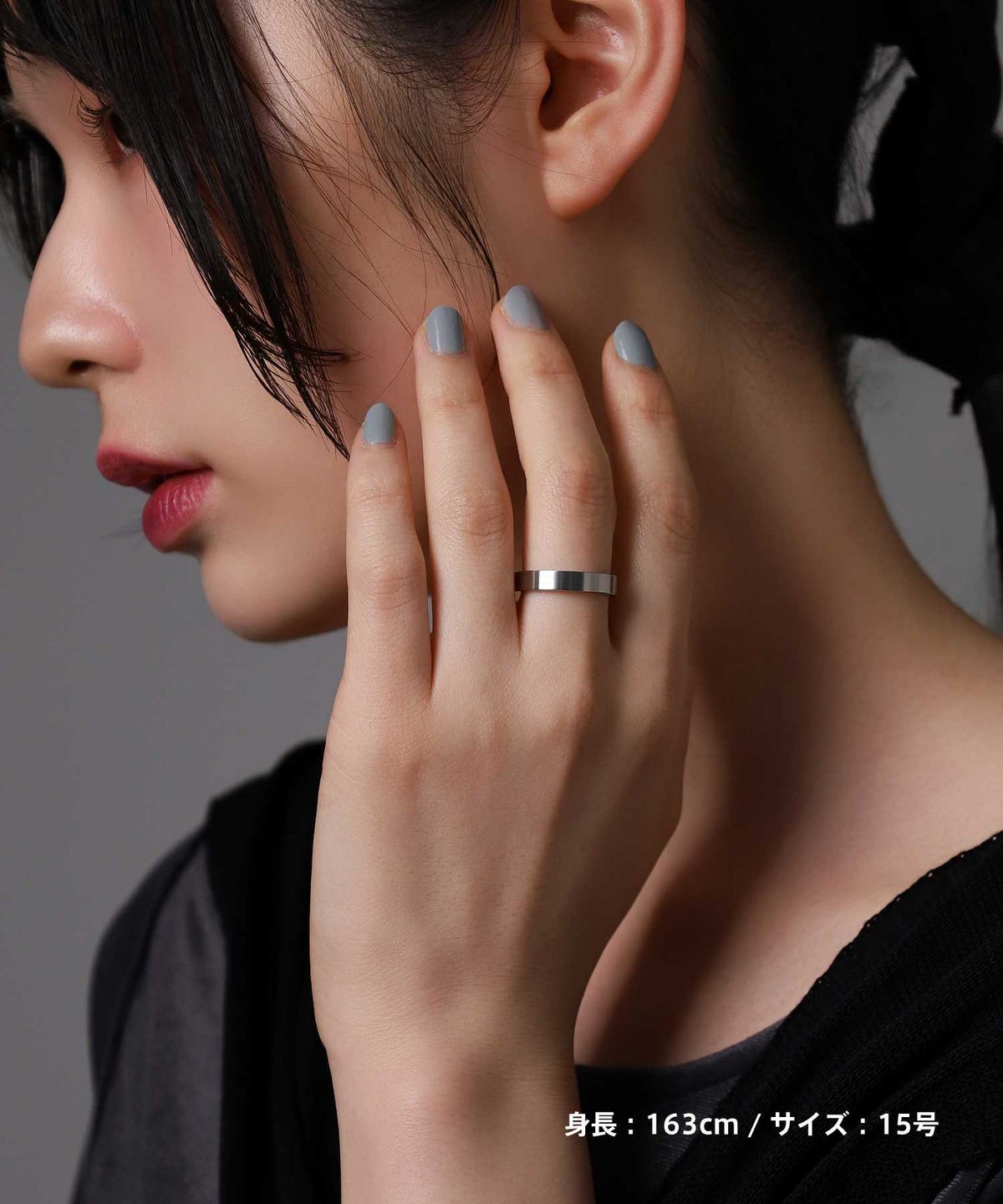 【限定展開】デュオリング/艶美（エンビ）/サージカルステンレス（シルバー・ブラック）