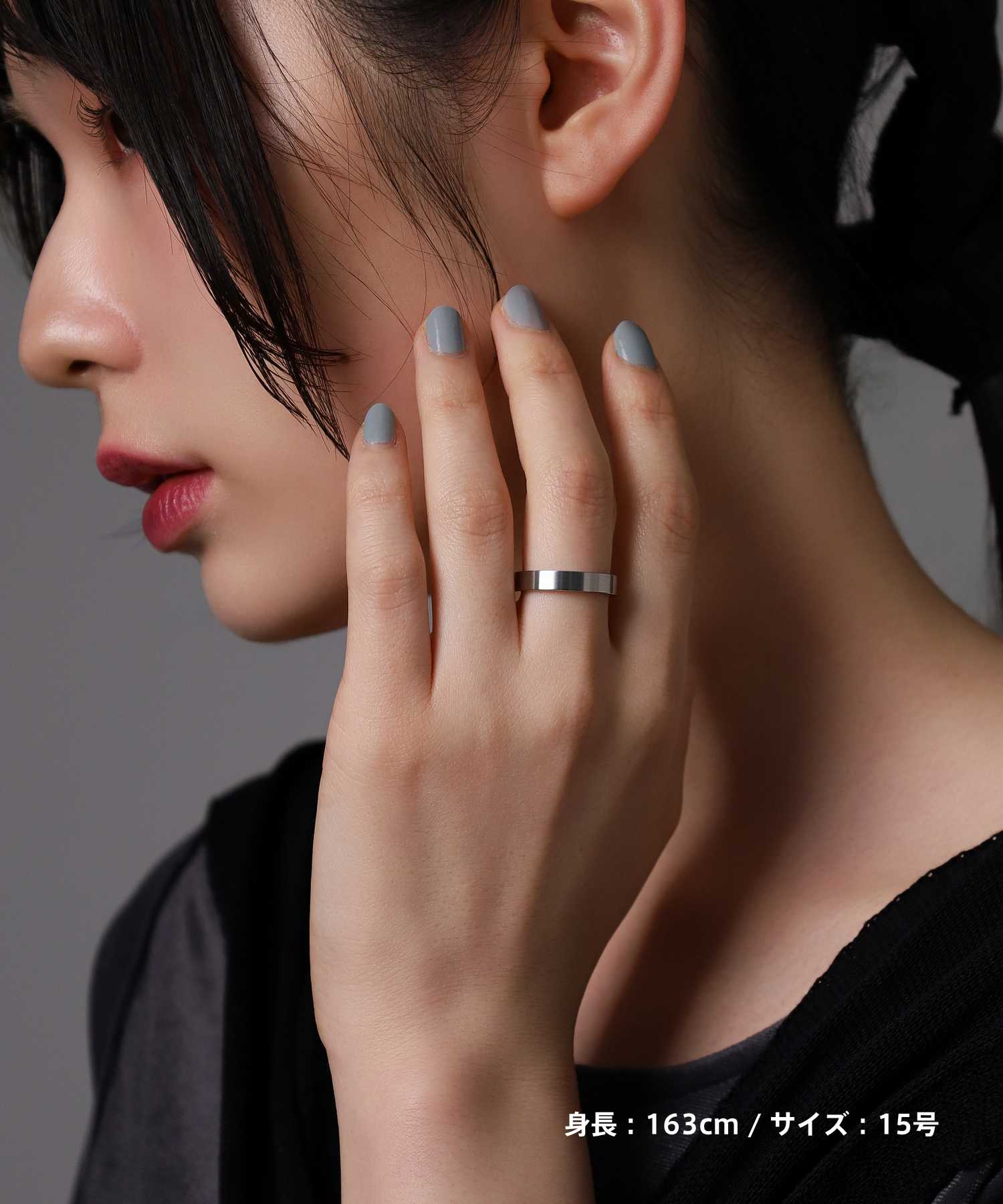 【限定展開】デュオリング/艶美（エンビ）/サージカルステンレス（シルバー・ブラック）