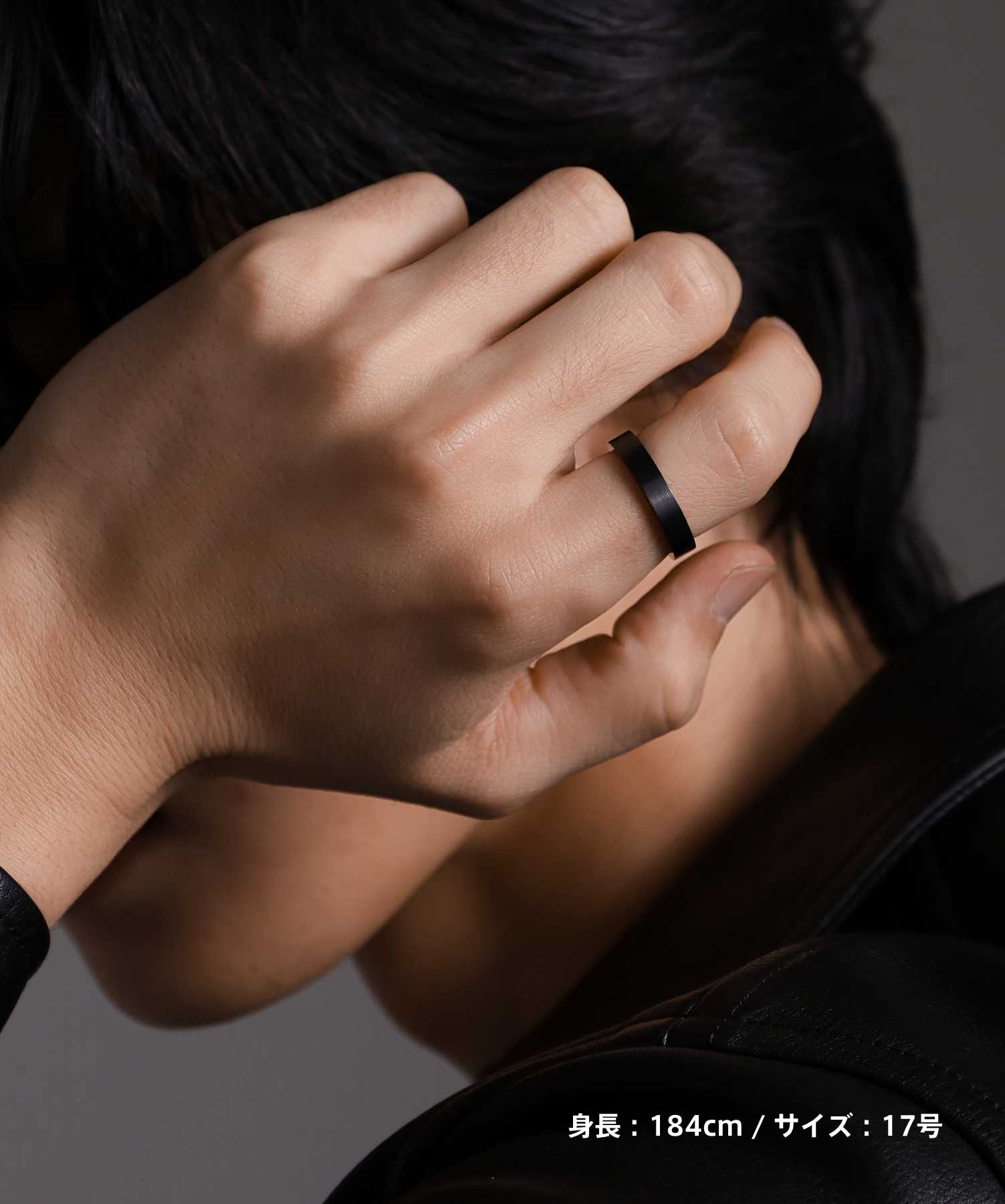 【限定展開】デュオリング/艶美（エンビ）/サージカルステンレス（シルバー・ブラック）