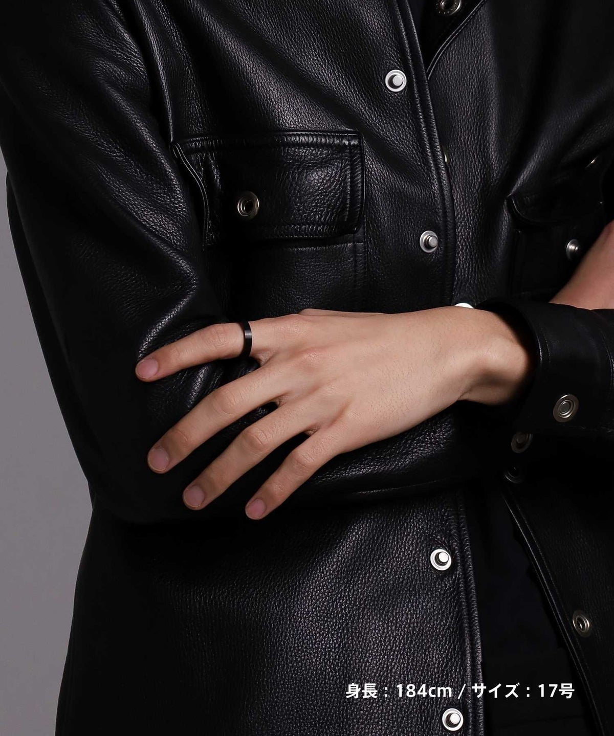 【限定展開】デュオリング/艶美（エンビ）/サージカルステンレス（シルバー・ブラック）