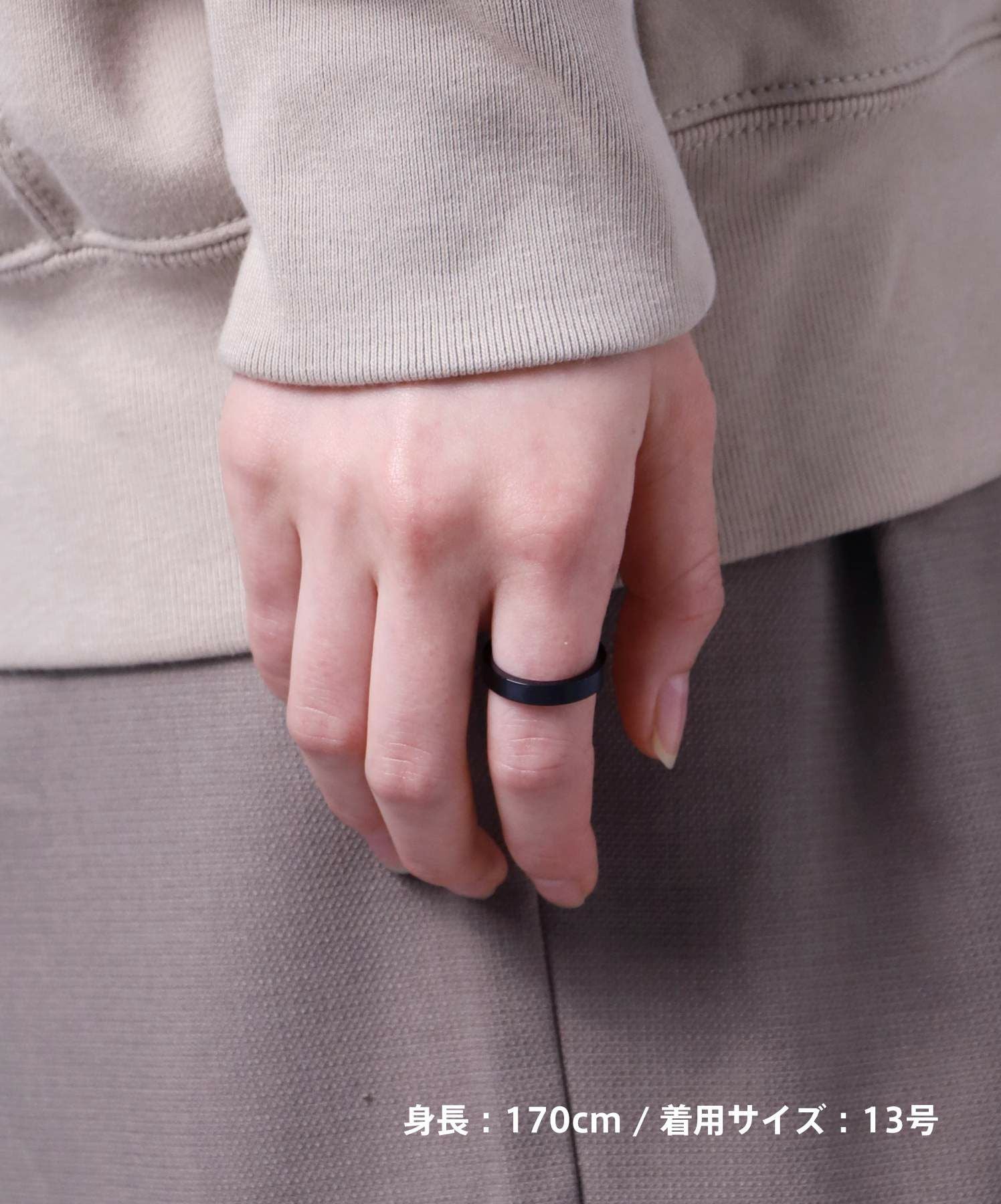 【限定展開】デュオリング/艶美（エンビ）/サージカルステンレス（シルバー・ブラック）