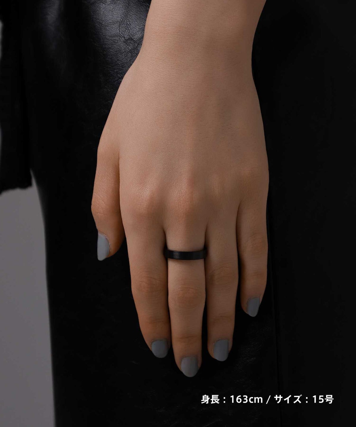 【限定展開】デュオリング/艶美（エンビ）/サージカルステンレス（シルバー・ブラック）