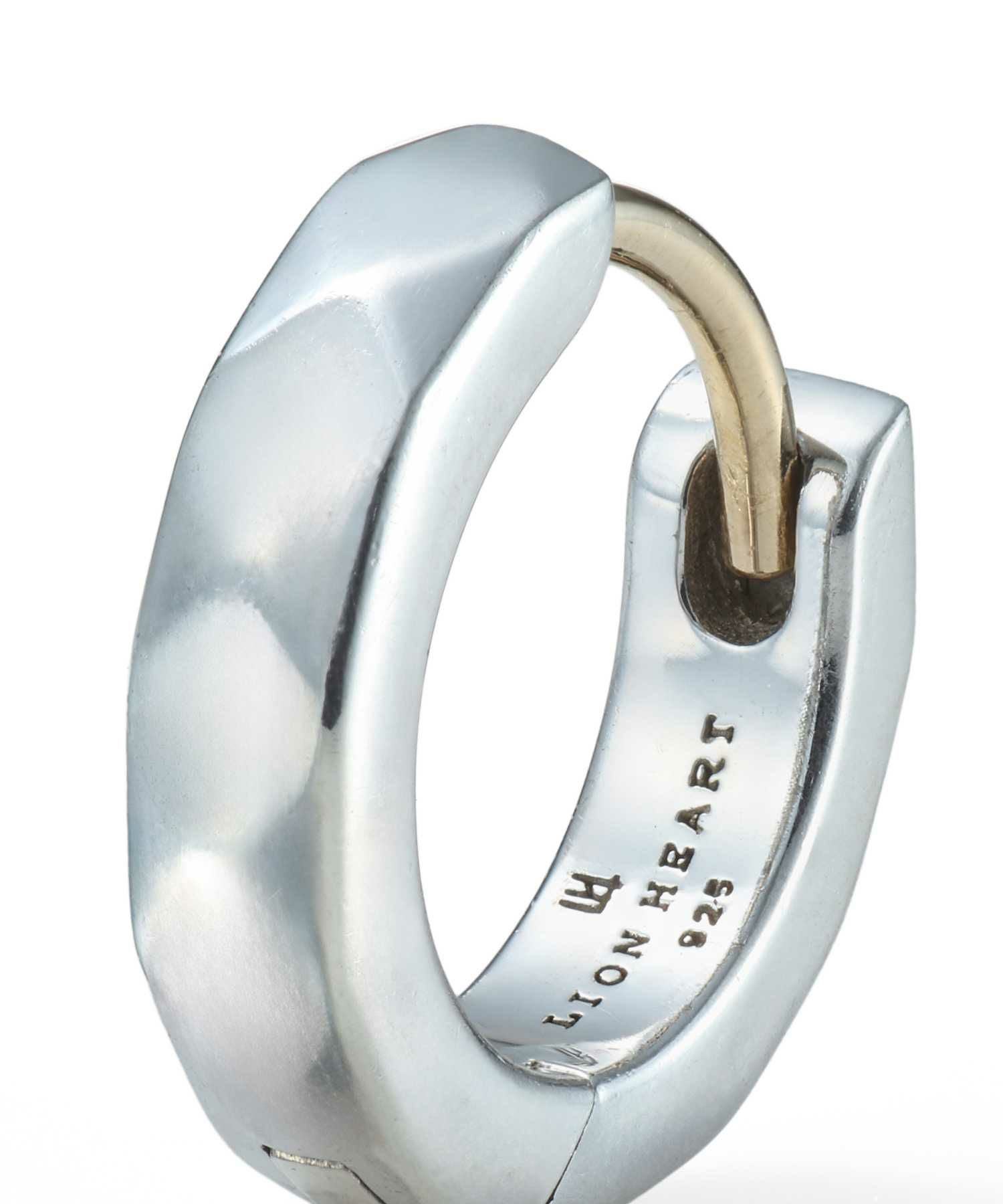 カッティングフープピアス/シルバー925