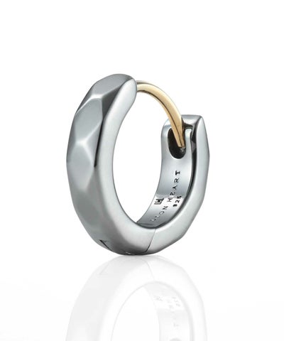 カッティングフープピアス/シルバー925