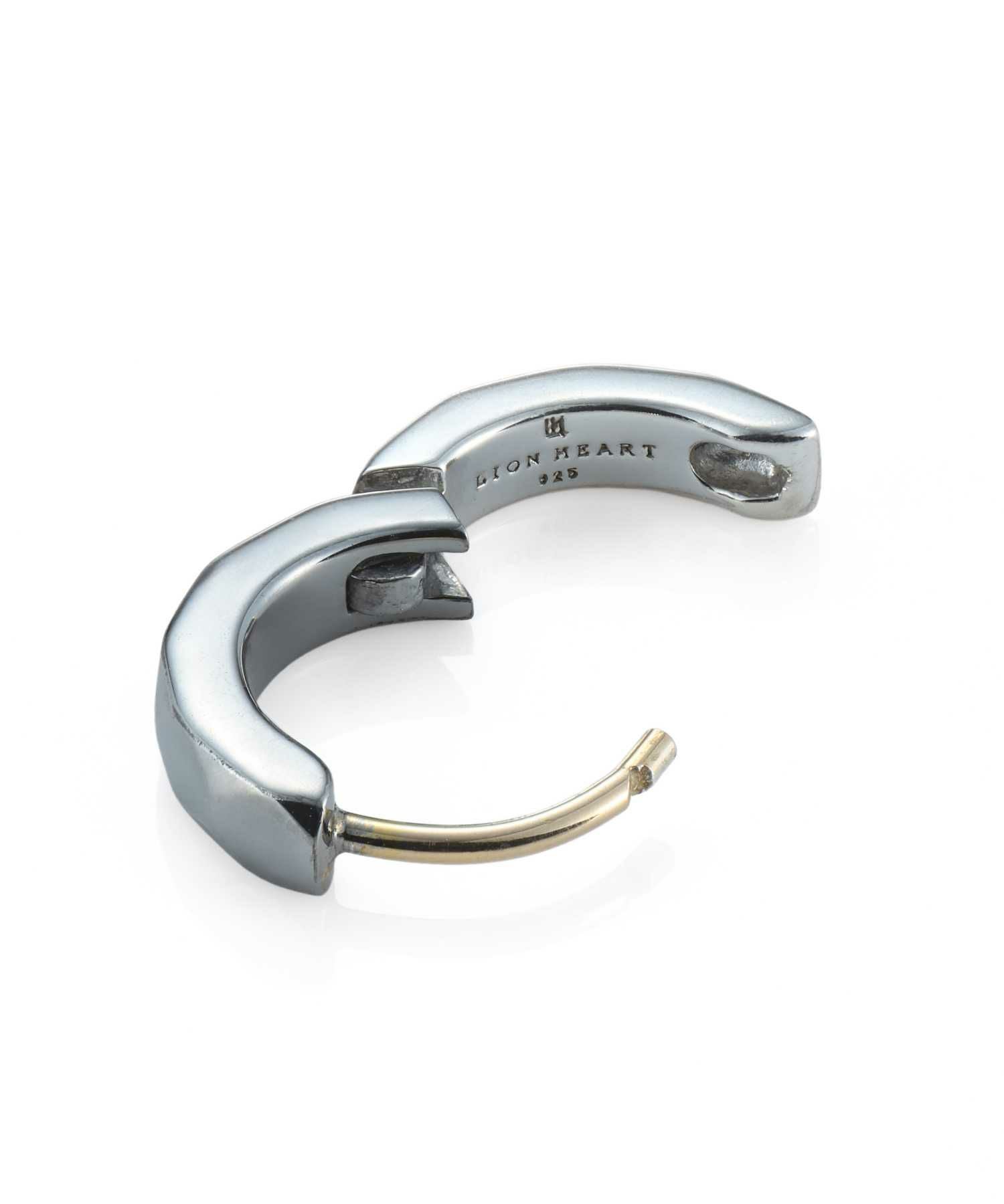 THE EDGE”カッティングフープピアス/シルバー925 | LION HEART STORE