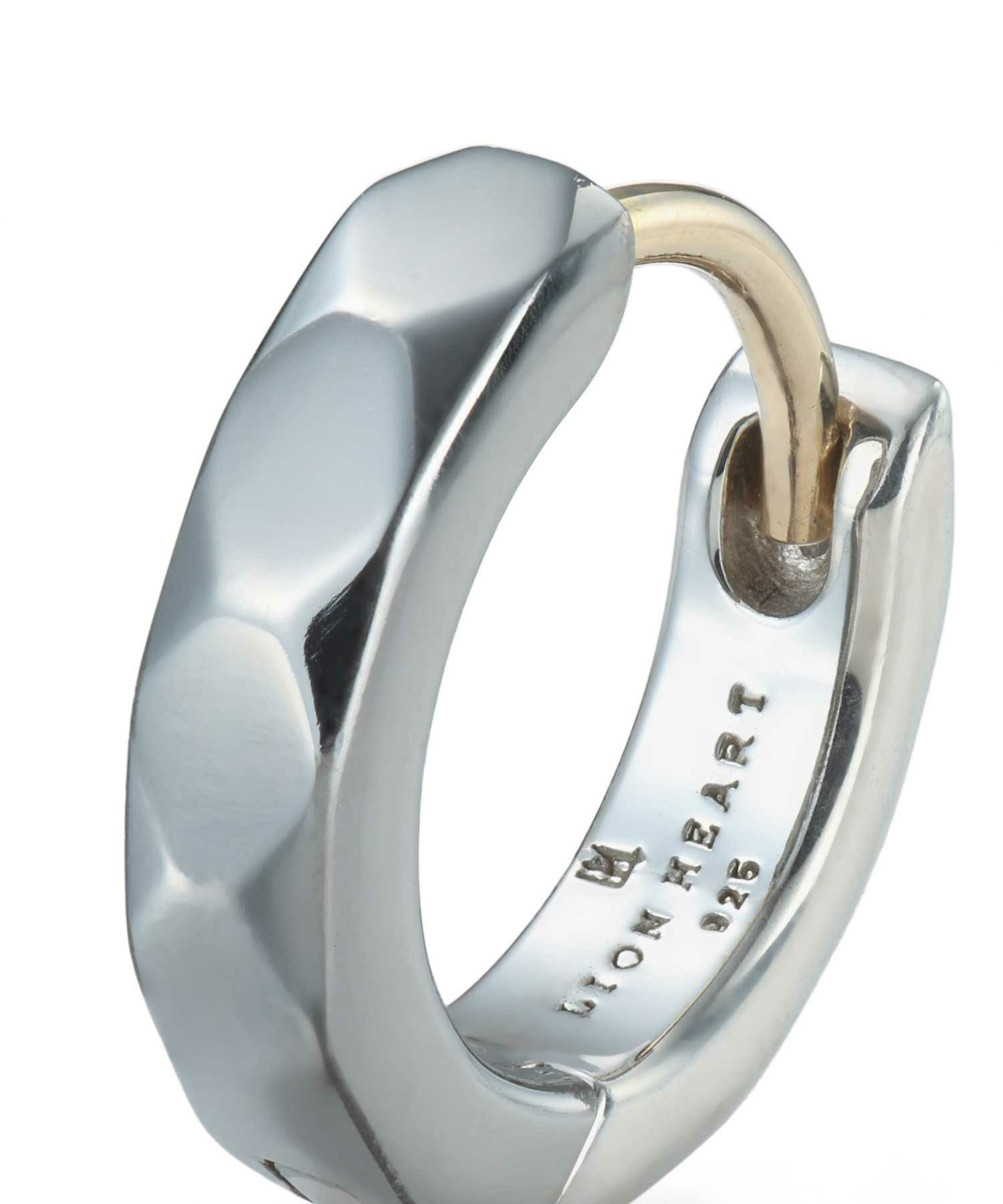 カッティングフープピアス/シルバー925