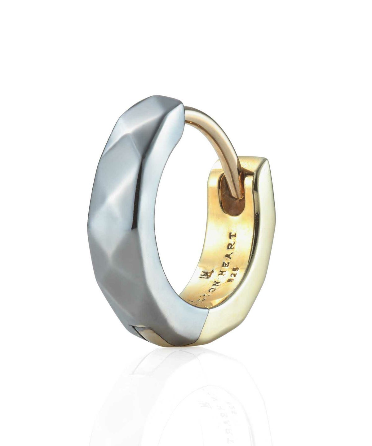 カッティングフープピアス/シルバー925