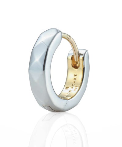 カッティングフープピアス/シルバー925