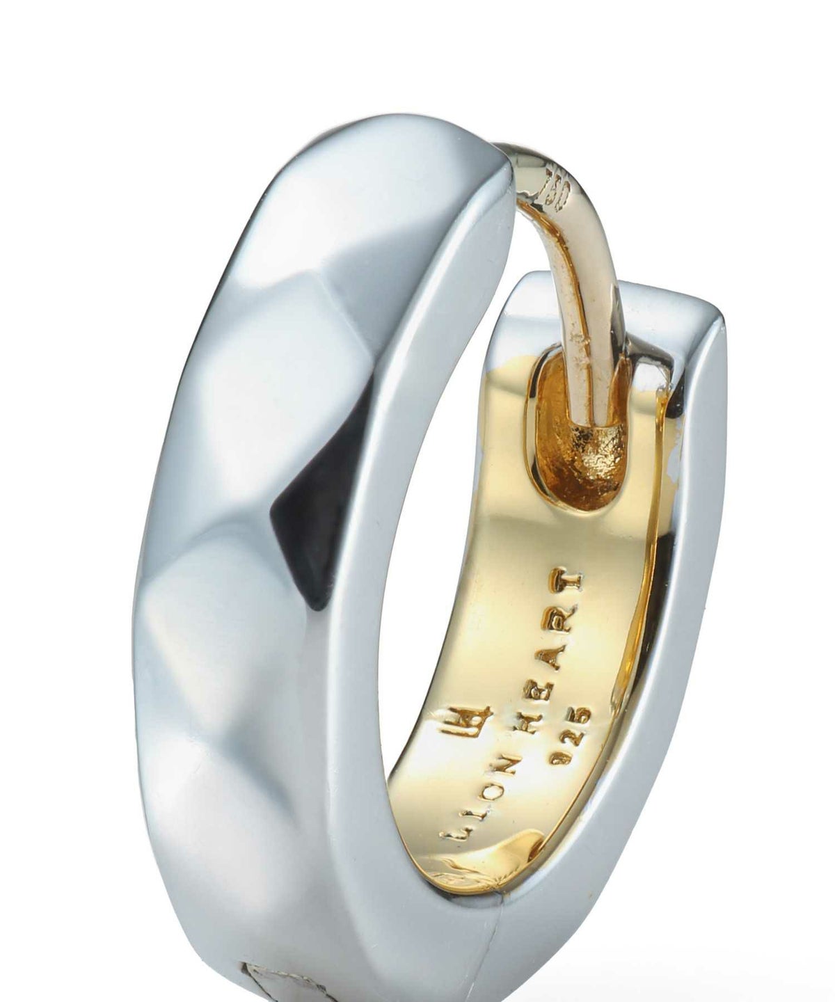 カッティングフープピアス/シルバー925