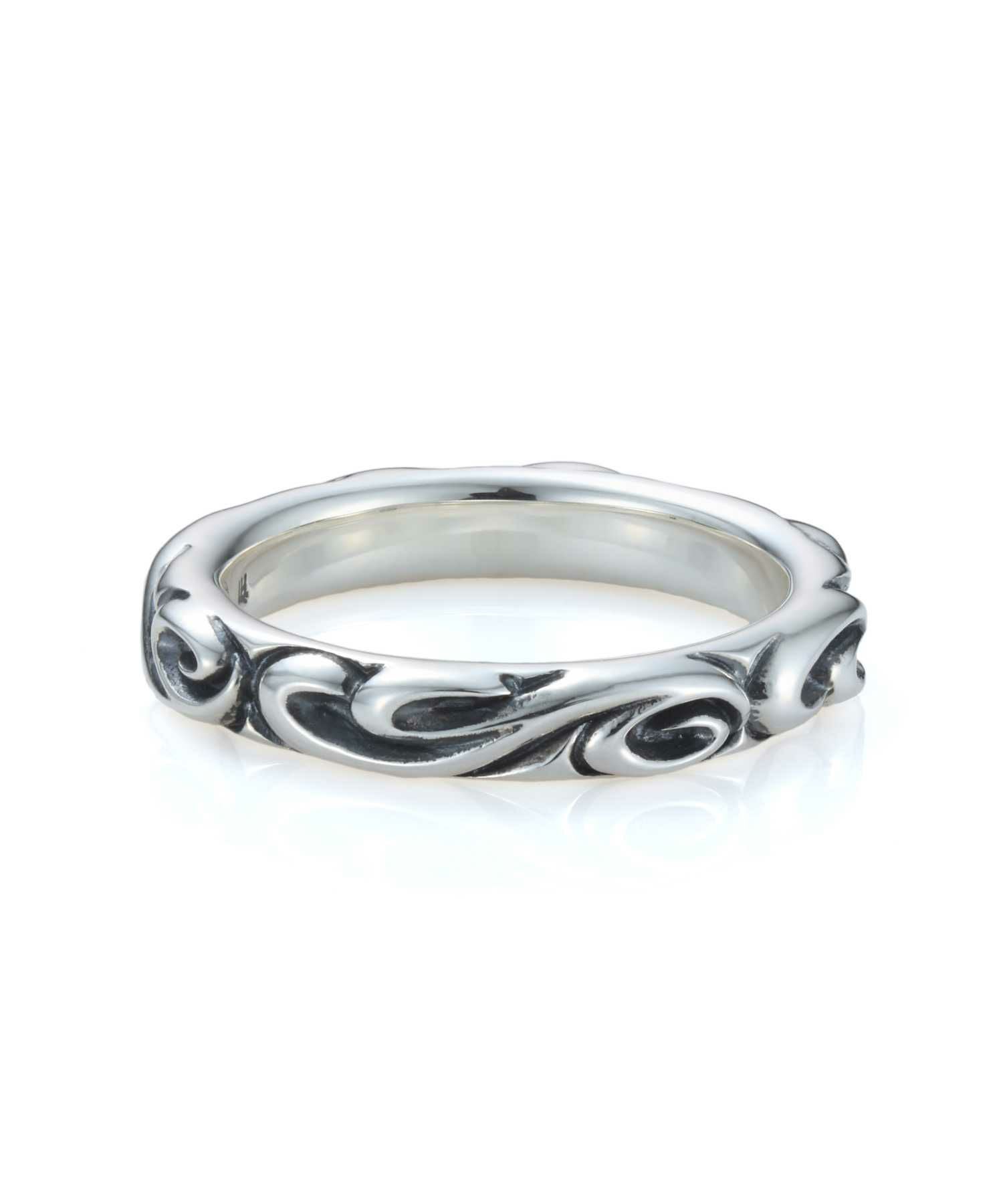 タテガミスクロールリング/シルバー925