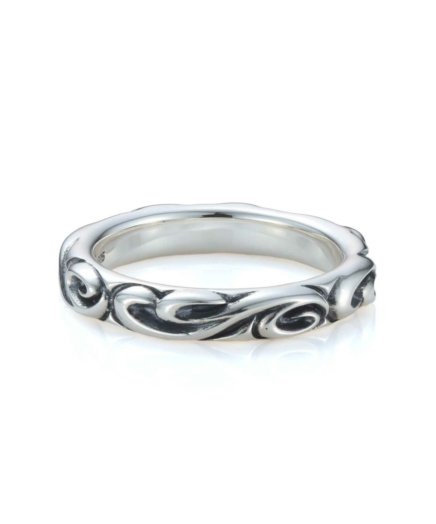 タテガミスクロールリング/シルバー925