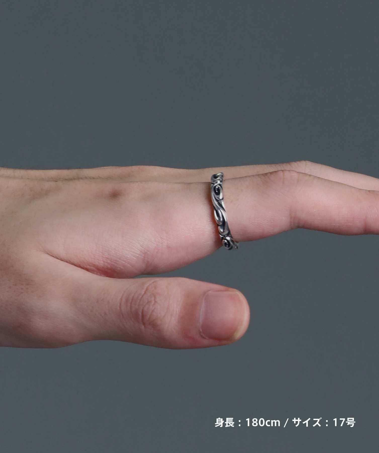 HOWL”タテガミスクロールリング/シルバー925 | LION HEART STORE