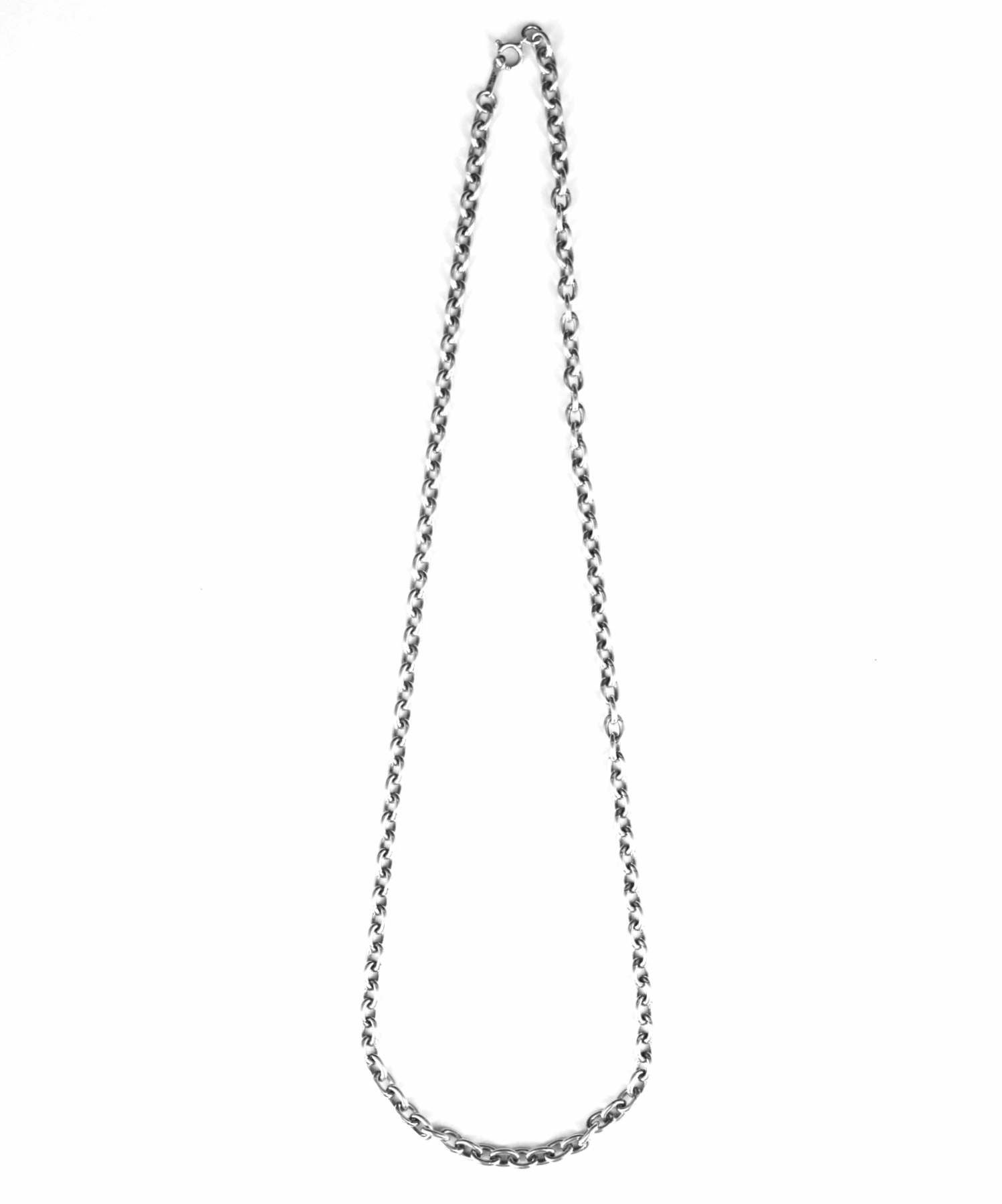 ラージシルバーチェーンネックレス/アズキ/シルバー925