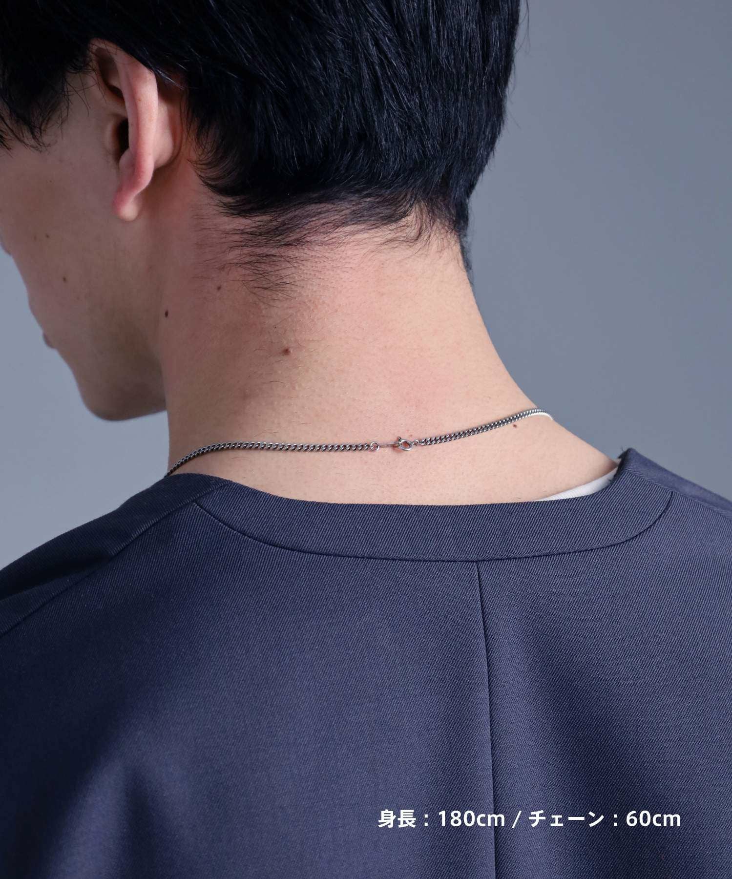 BASIC”ミディアムシルバーチェーンネックレス/喜平/シルバー925 | LION