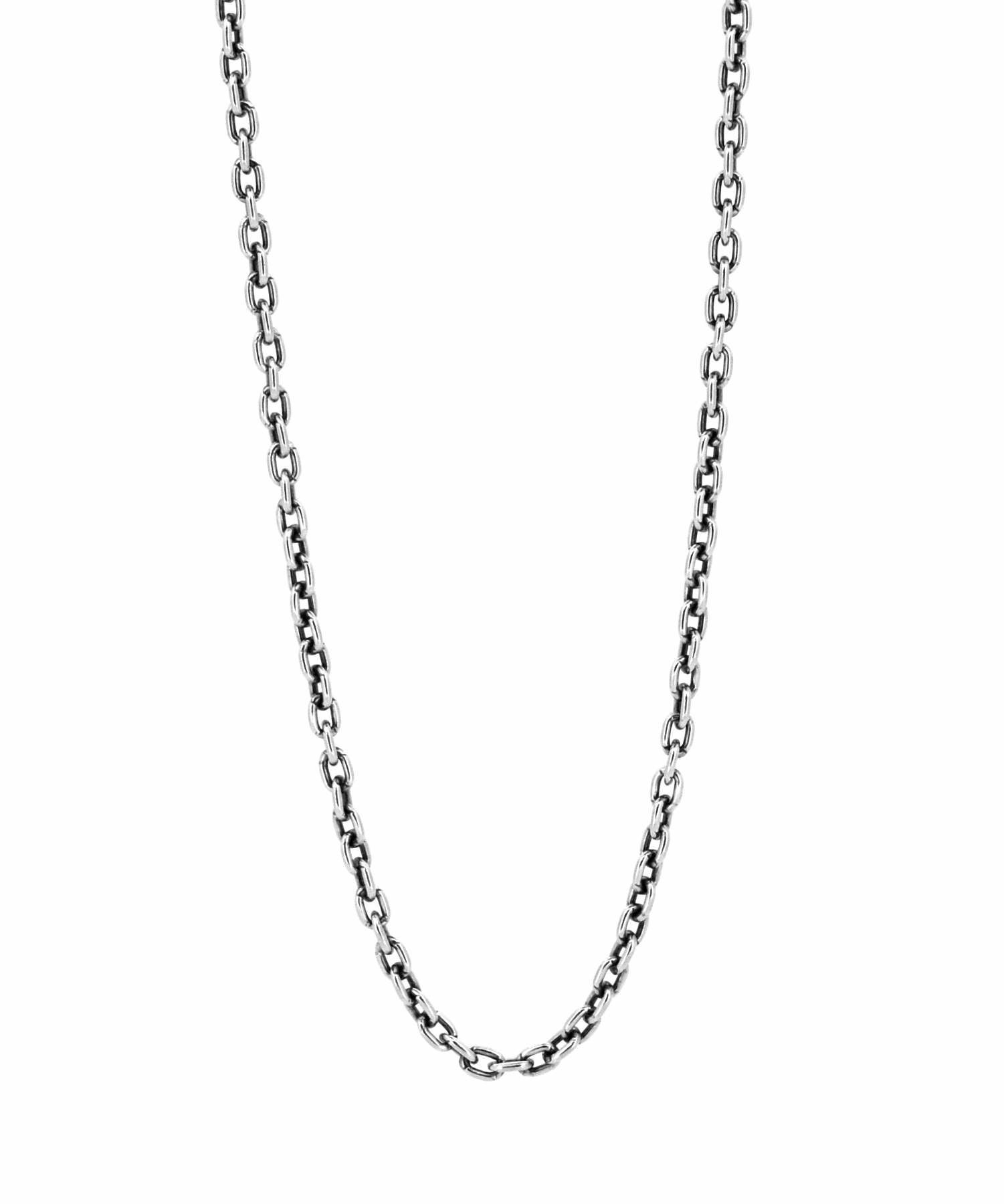 スモールシルバーチェーンネックレス/カットアズキ/シルバー925 | LION