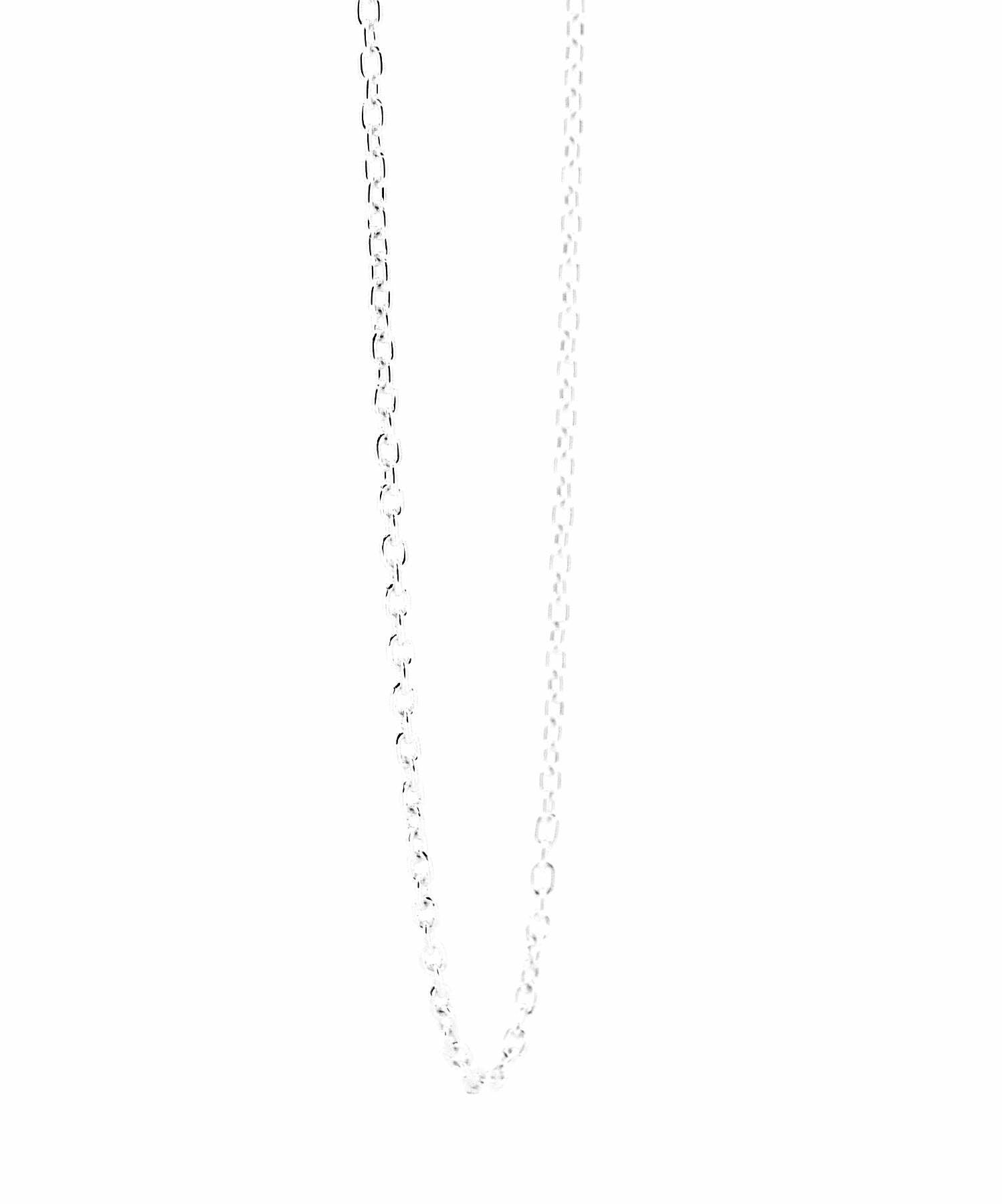 スモールシルバーチェーンネックレス/アズキ/シルバー925