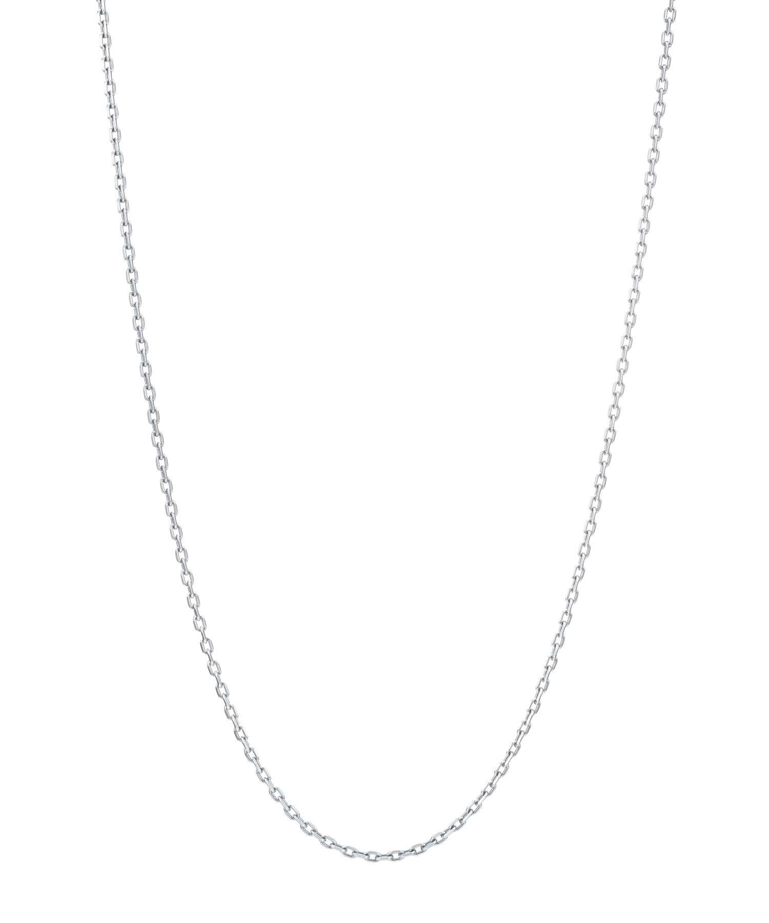 スモールシルバーチェーンネックレス/カットアズキ/シルバー925 | LION