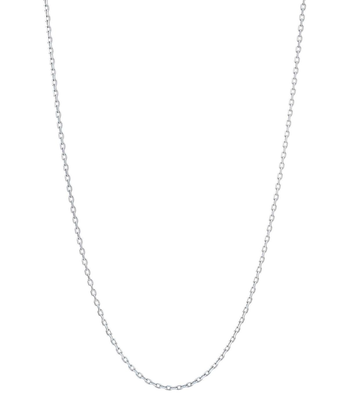 スモールシルバーチェーンネックレス/カットアズキ/シルバー925