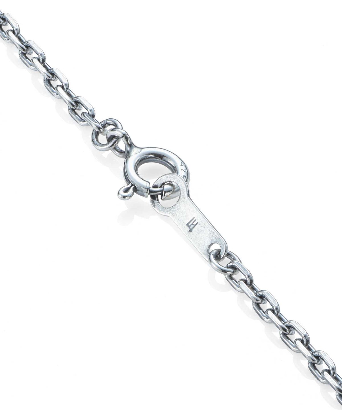 スモールシルバーチェーンネックレス/カットアズキ/シルバー925