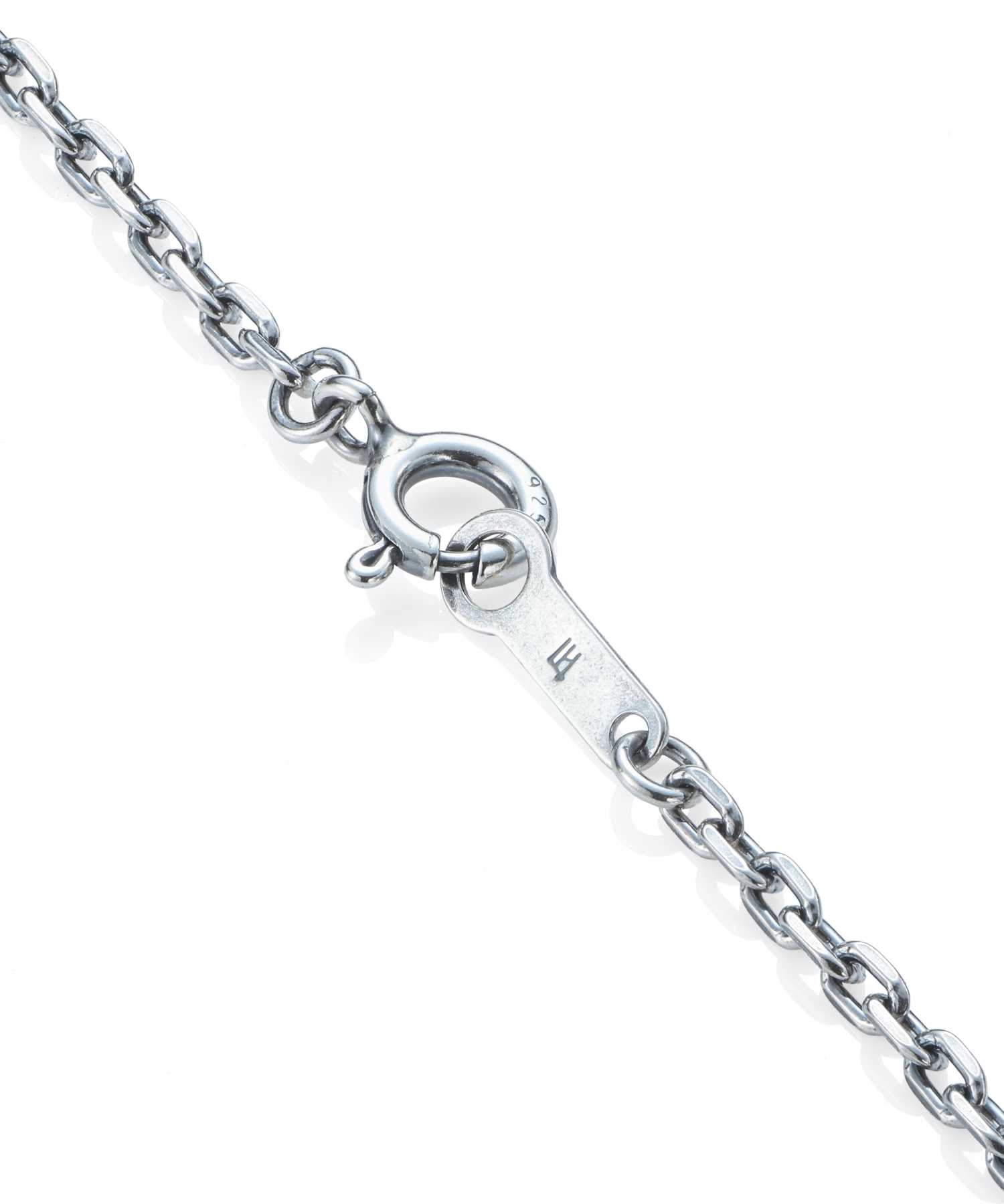 スモールシルバーチェーンネックレス/カットアズキ/シルバー925