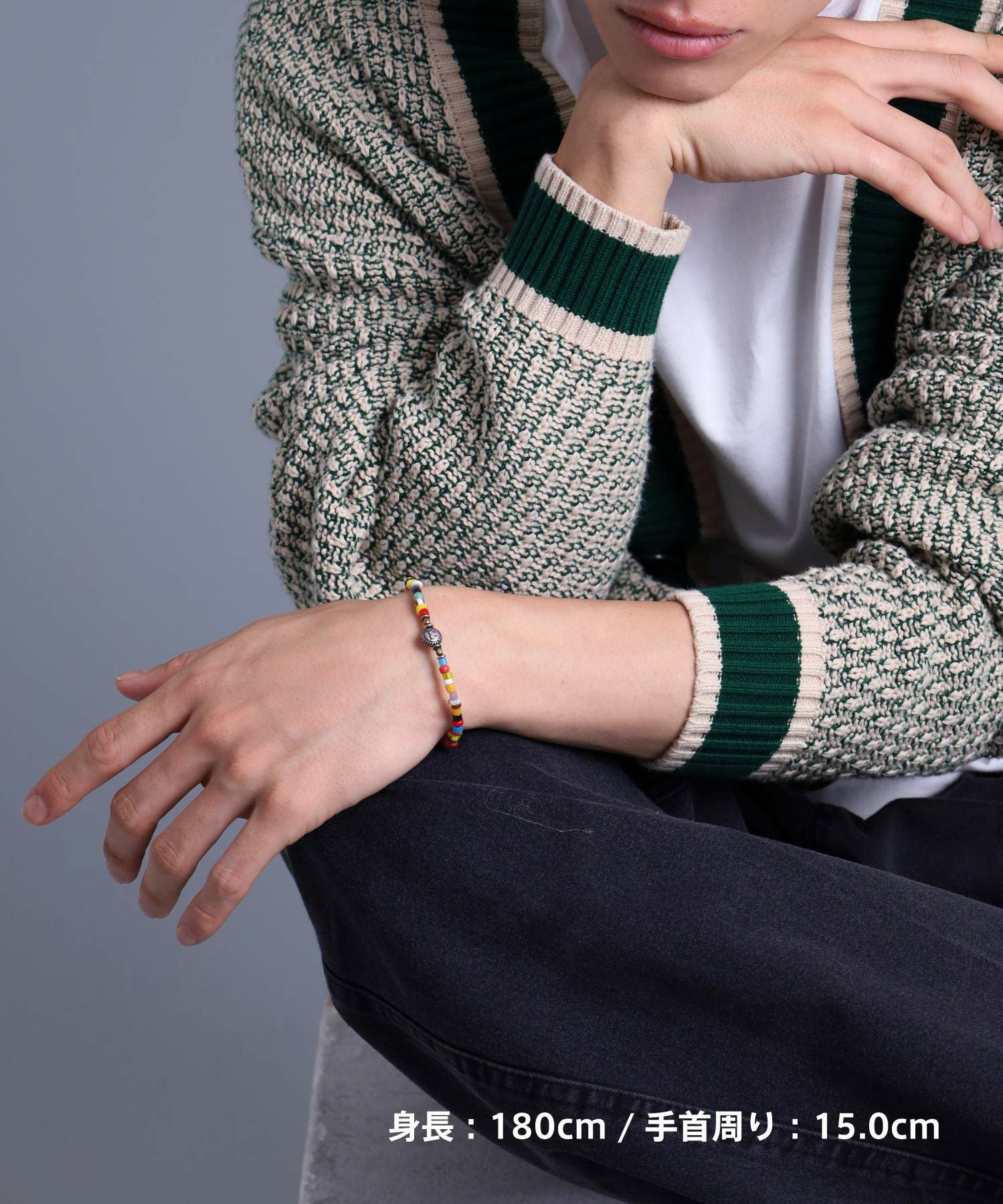 LION HEART × SunKu コラボブレスレット/TYPE A/ガラスビーズ