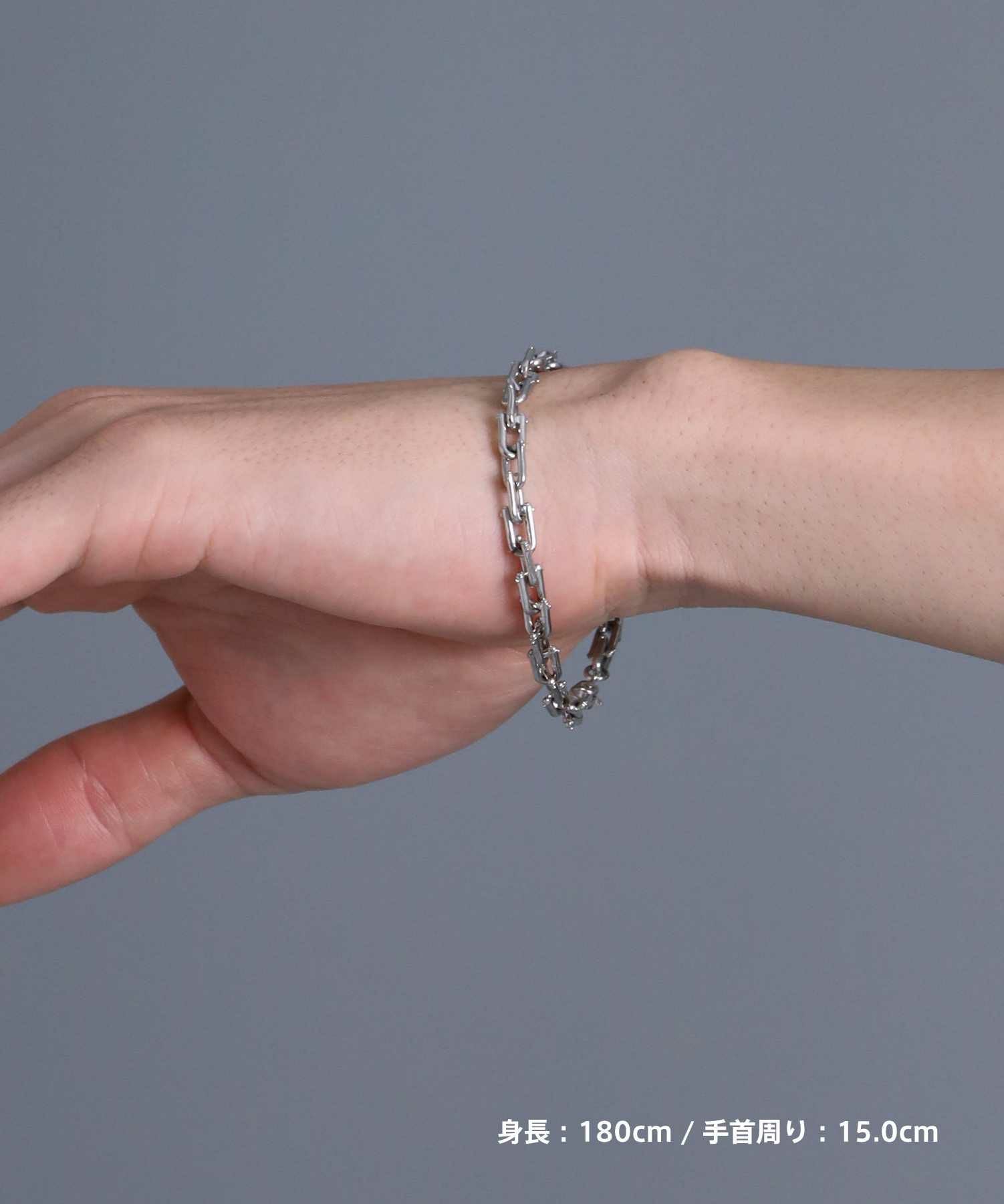 LUCK”スリムリンクブレスレット/シルバー925 | LION HEART STORE