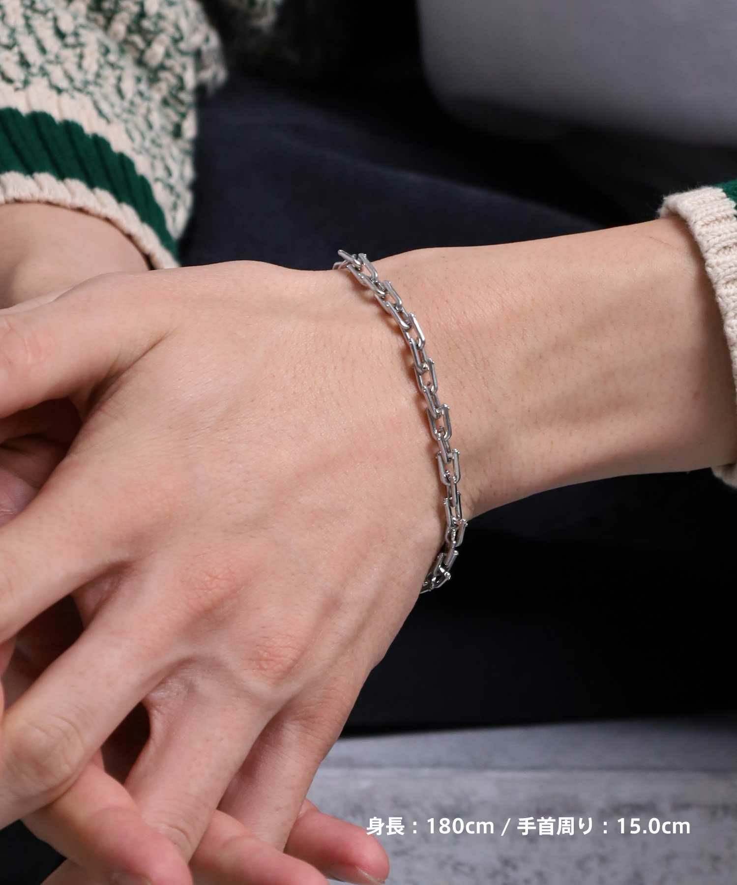 【仏蘭西】ライオン脚のトング【シルバープレート】 16cm LUCK”スリムリンクブレスレット/シルバー925 | LION HEART STORE