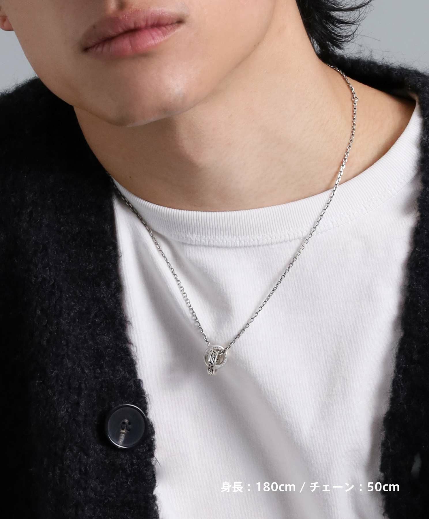 HOWL”アラベスクダブルリングネックレス/シルバー925 | LION HEART