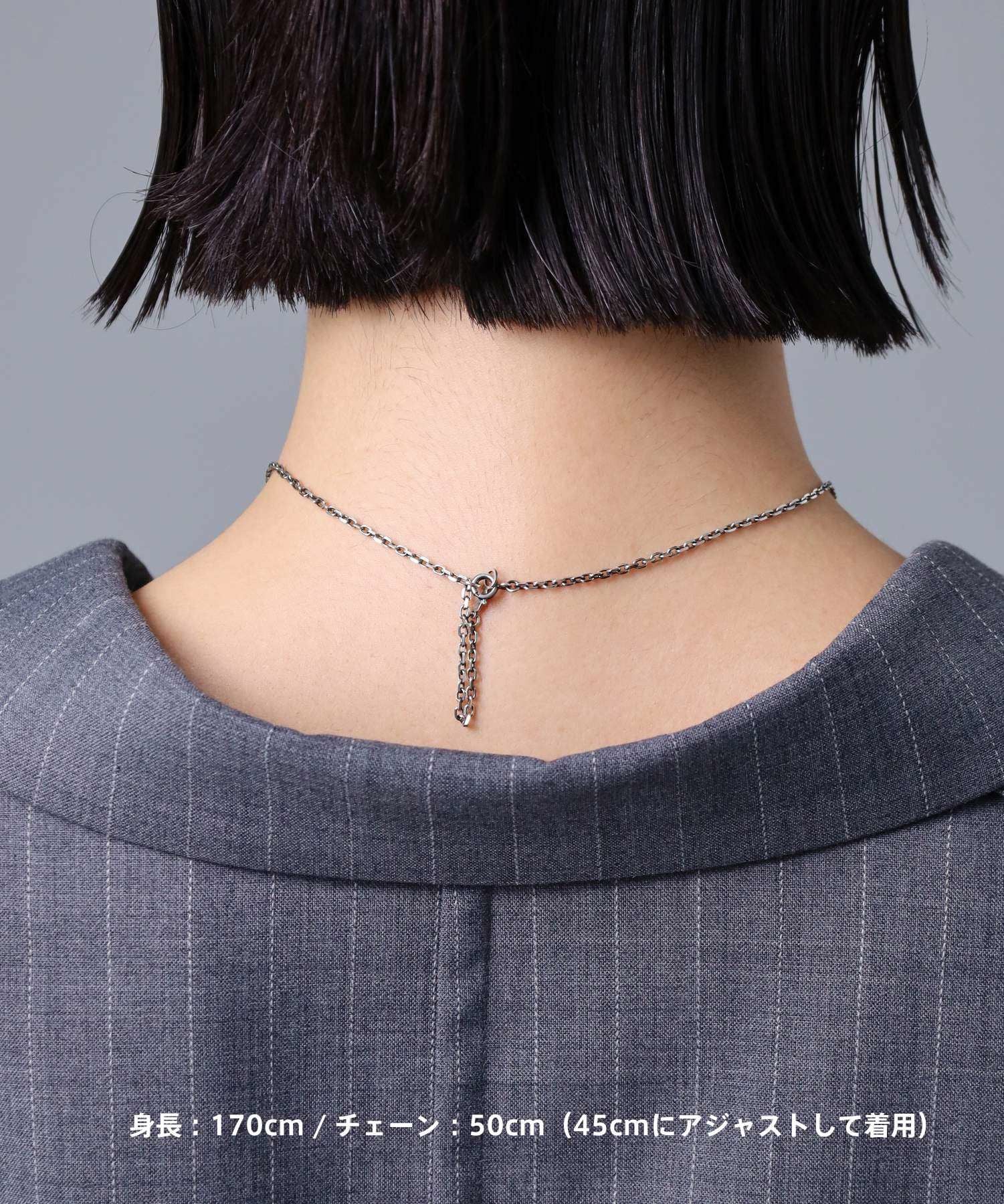  “HOWL”アラベスクダブルリングネックレス/シルバー925