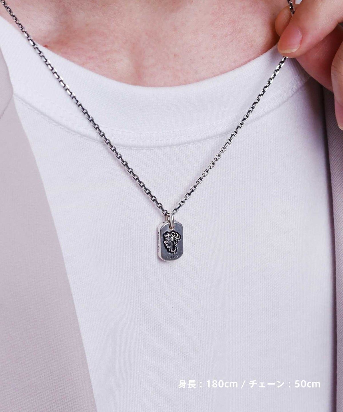 ドッグタグネックレス/シルバー925