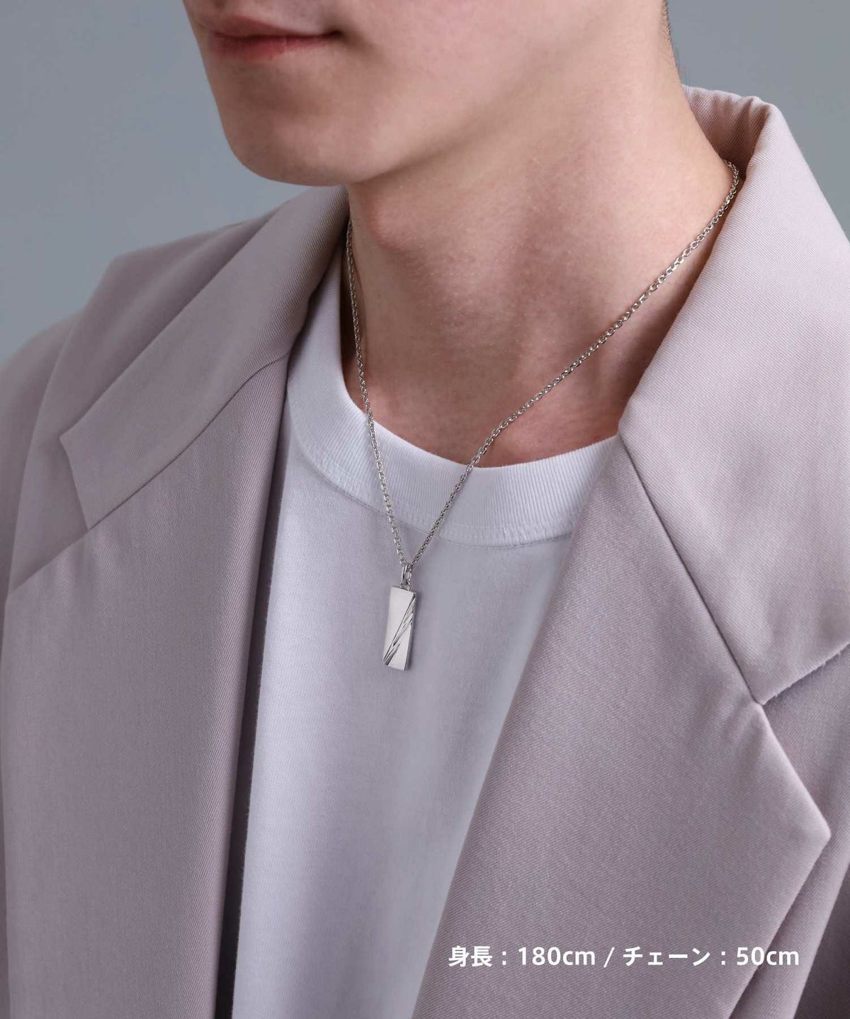 スピニンググロウスラッシュネックレス/シルバー925