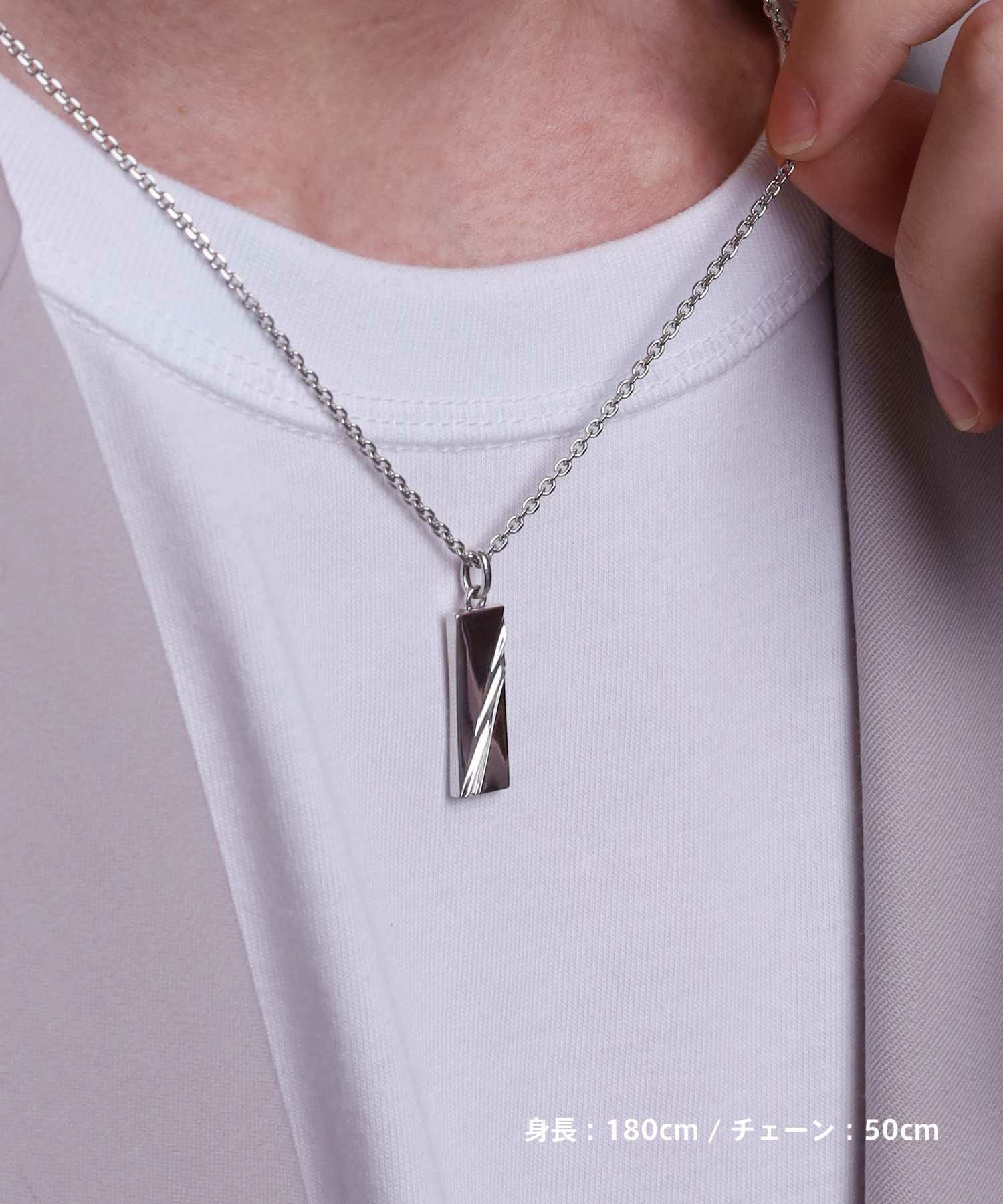 スピニンググロウスラッシュネックレス/シルバー925