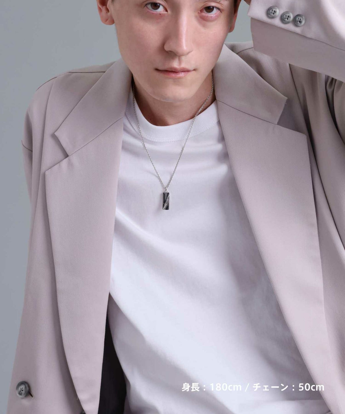 スピニンググロウスラッシュネックレス/シルバー925