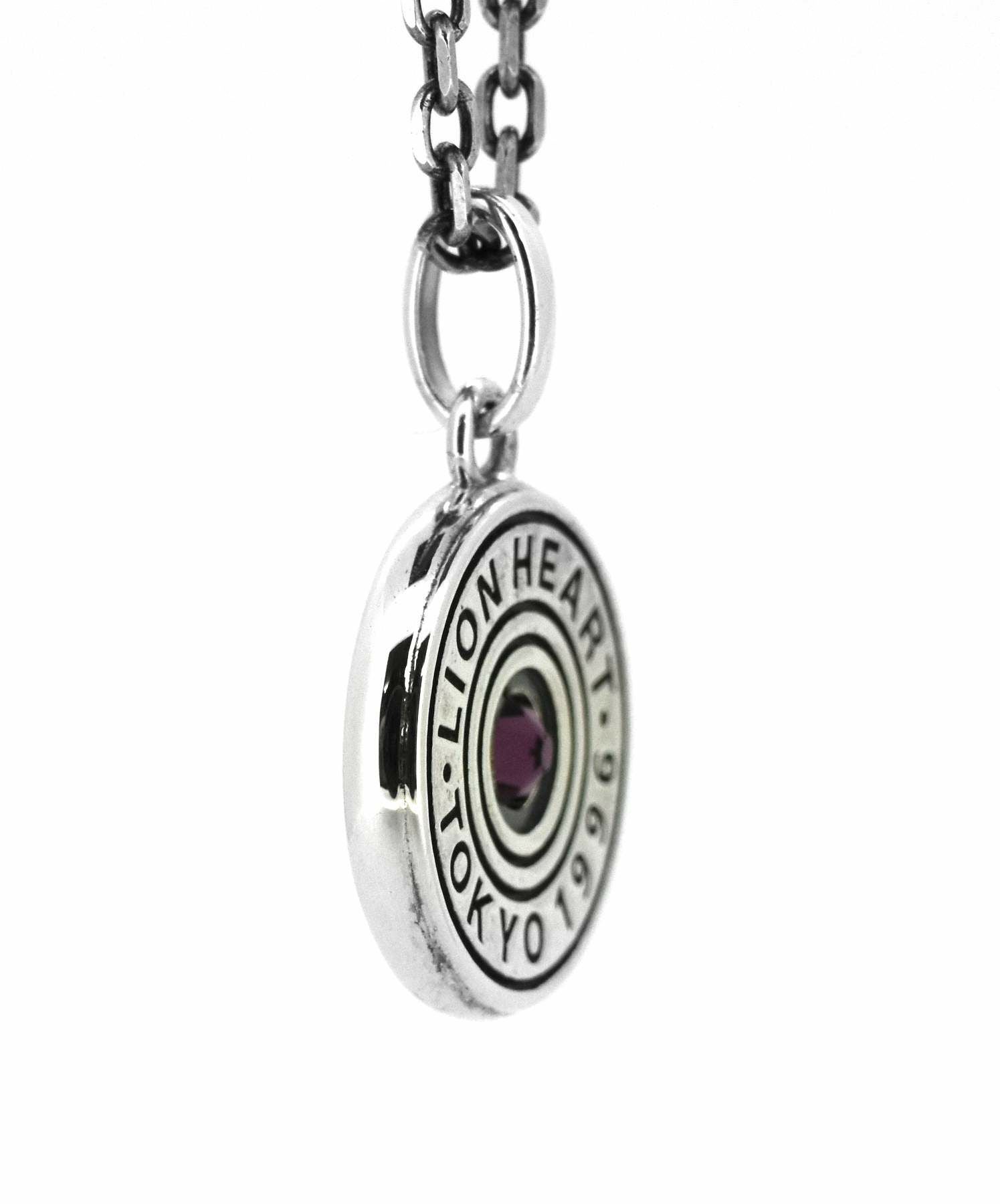 バースドロップネックレス/2月アメジストカラー/シルバー925