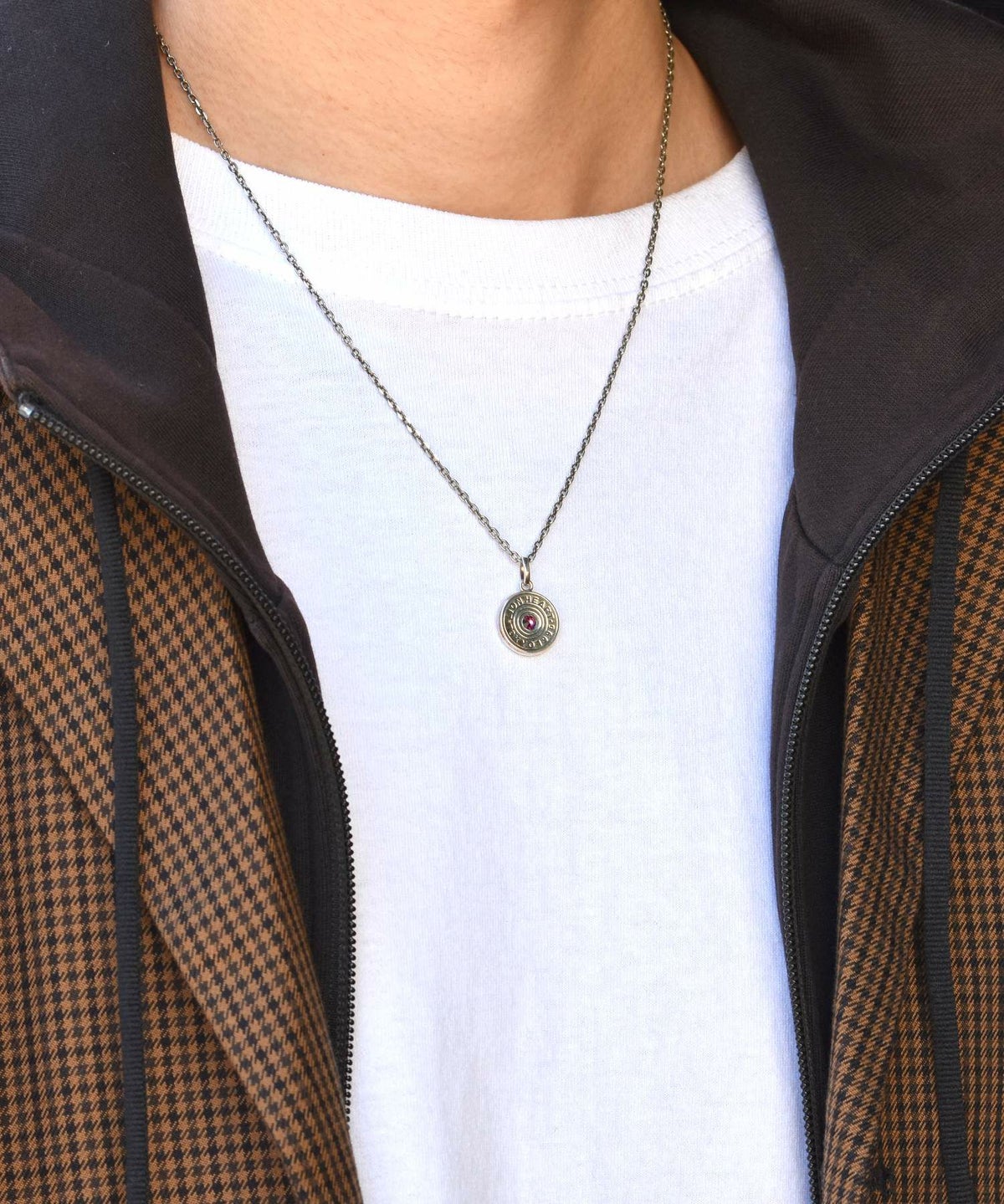 バースドロップネックレス/2月アメジストカラー/シルバー925