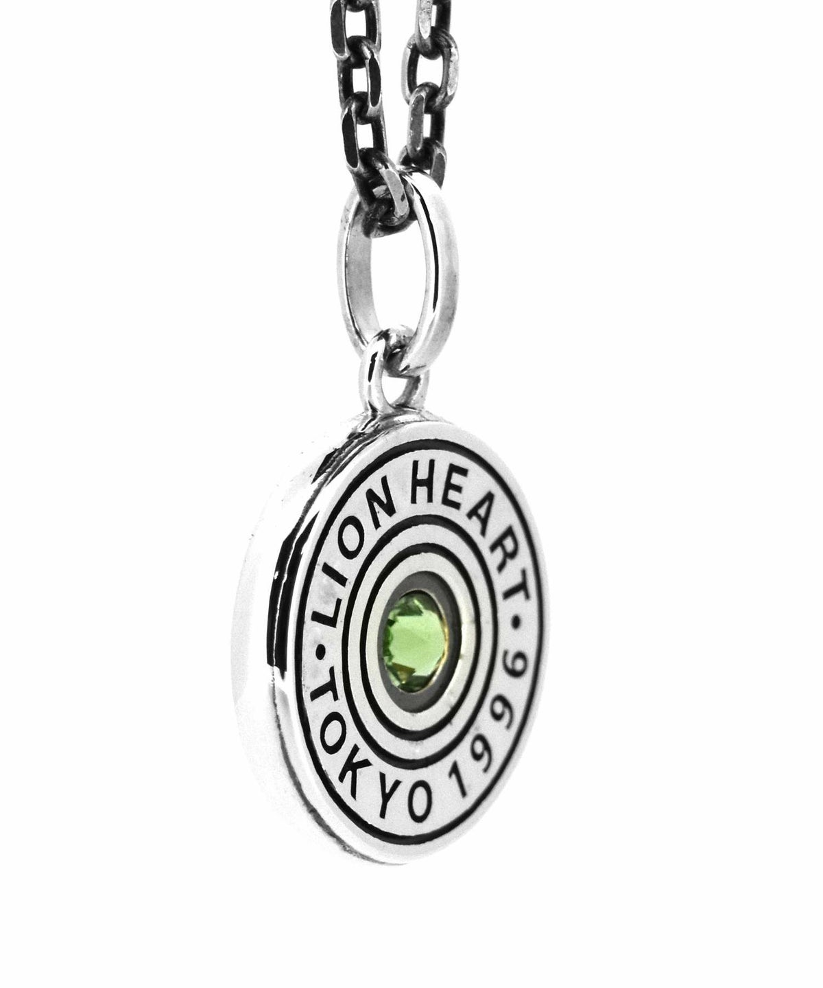 バースドロップネックレス/8月ペリドットカラー/シルバー925