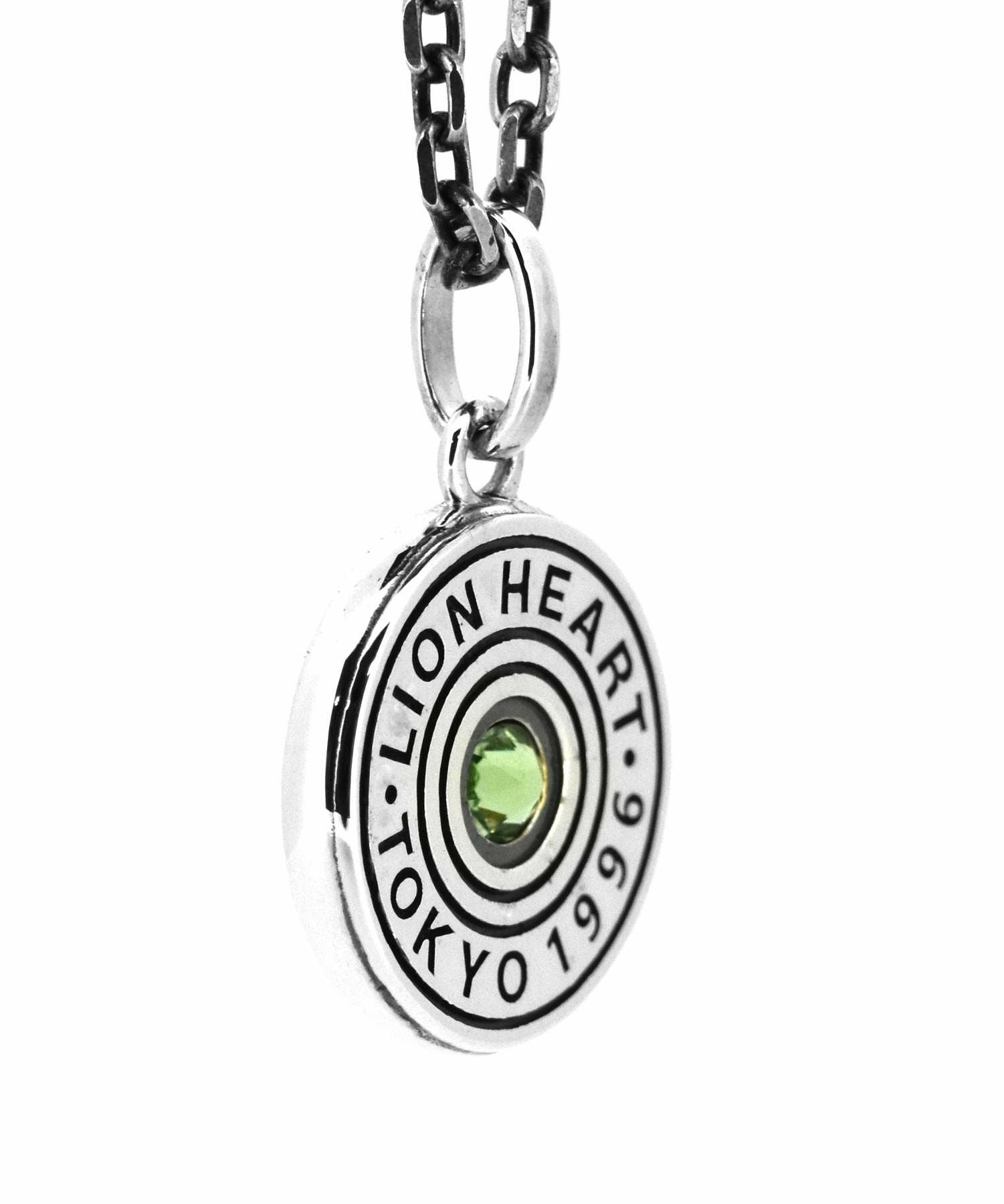 バースドロップネックレス/8月ペリドットカラー/シルバー925