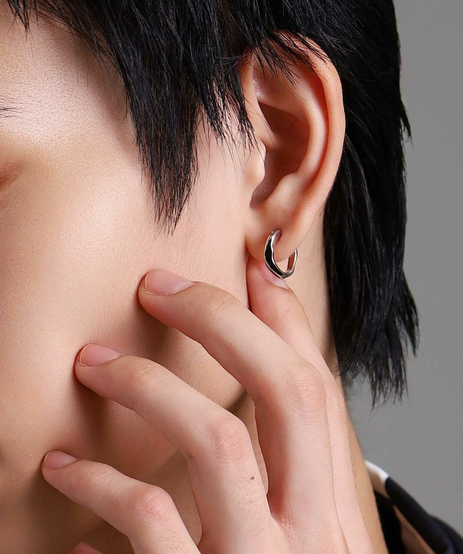 for Gift”クロッシングピアス（サーフェイスホリデイ）/シルバー925