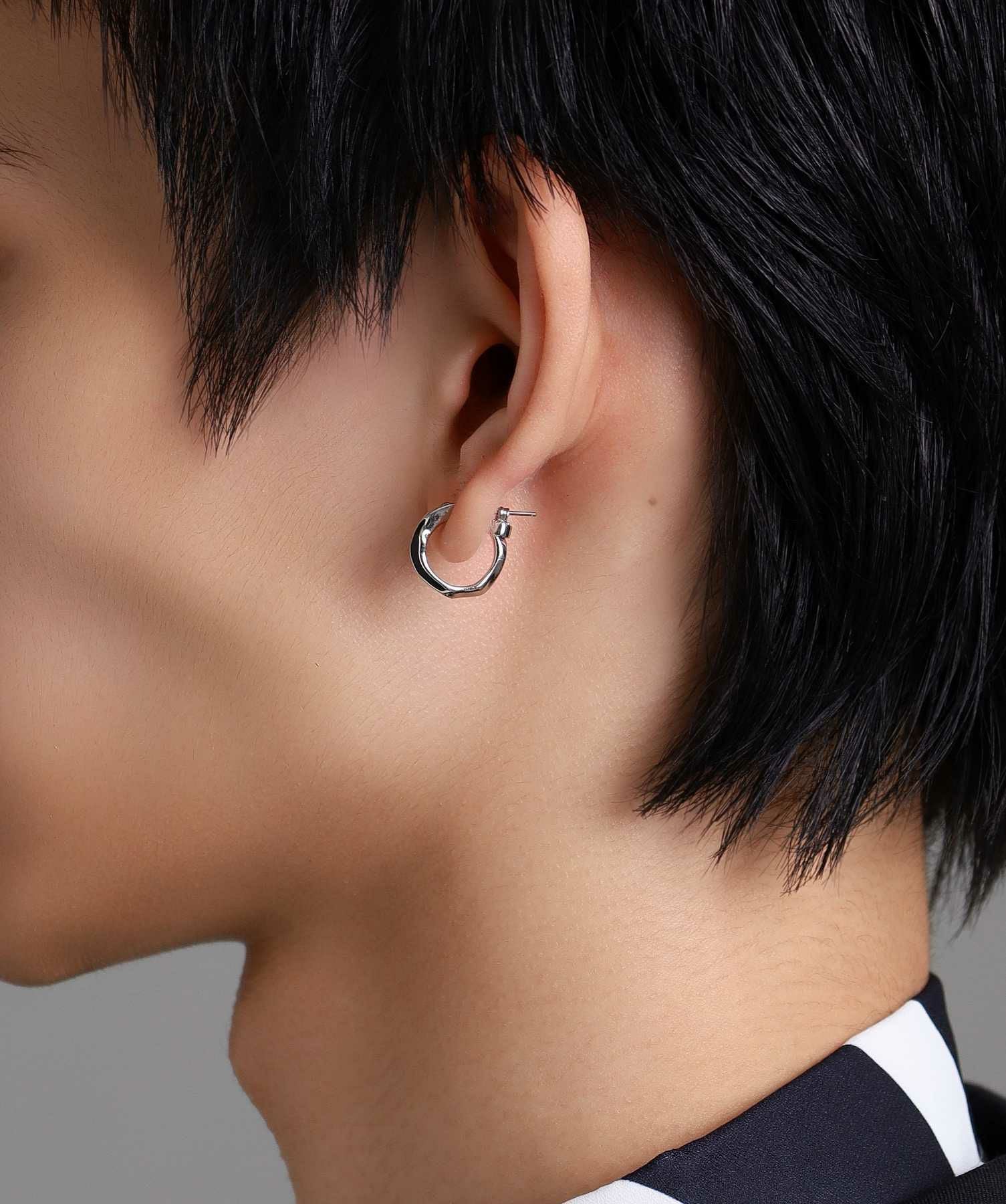 for Gift”クロッシングピアス（サーフェイスホリデイ）/シルバー925