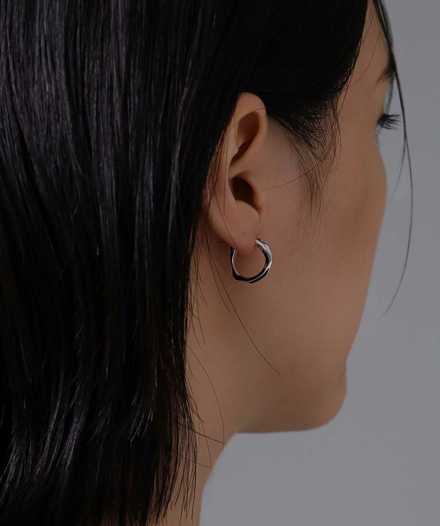 for Gift”クロッシングピアス（サーフェイスホリデイ）/シルバー925