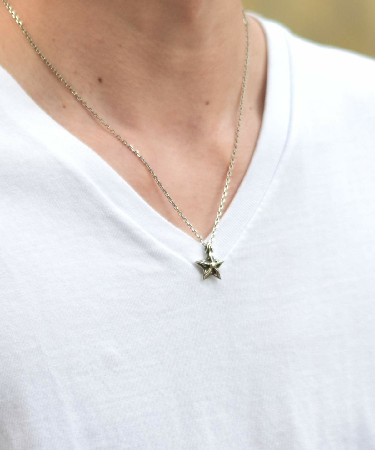 ゴシックスターネックレス/シルバー925