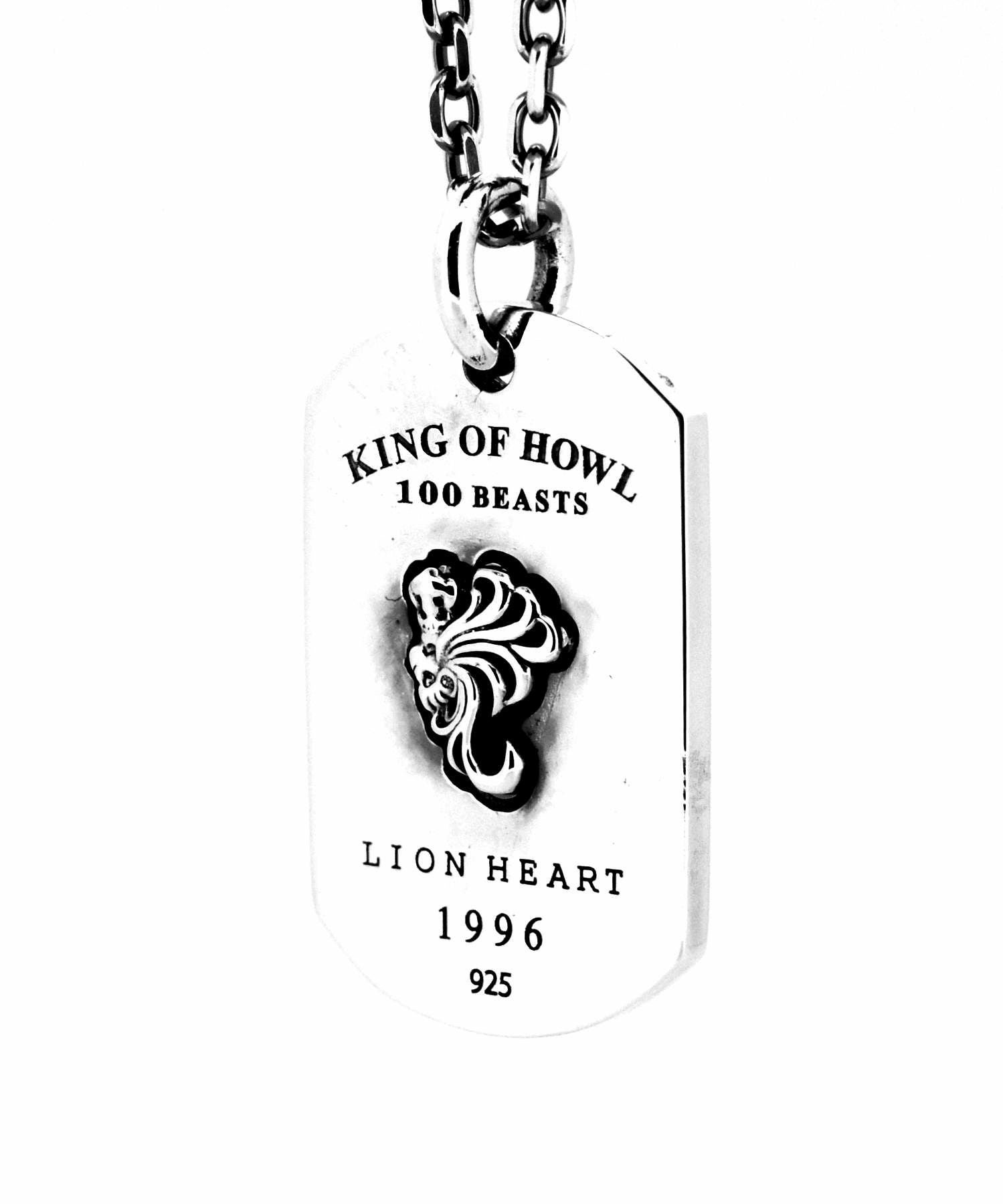 ゴシックスタードッグタグネックレス/シルバー925 | LION HEART STORE