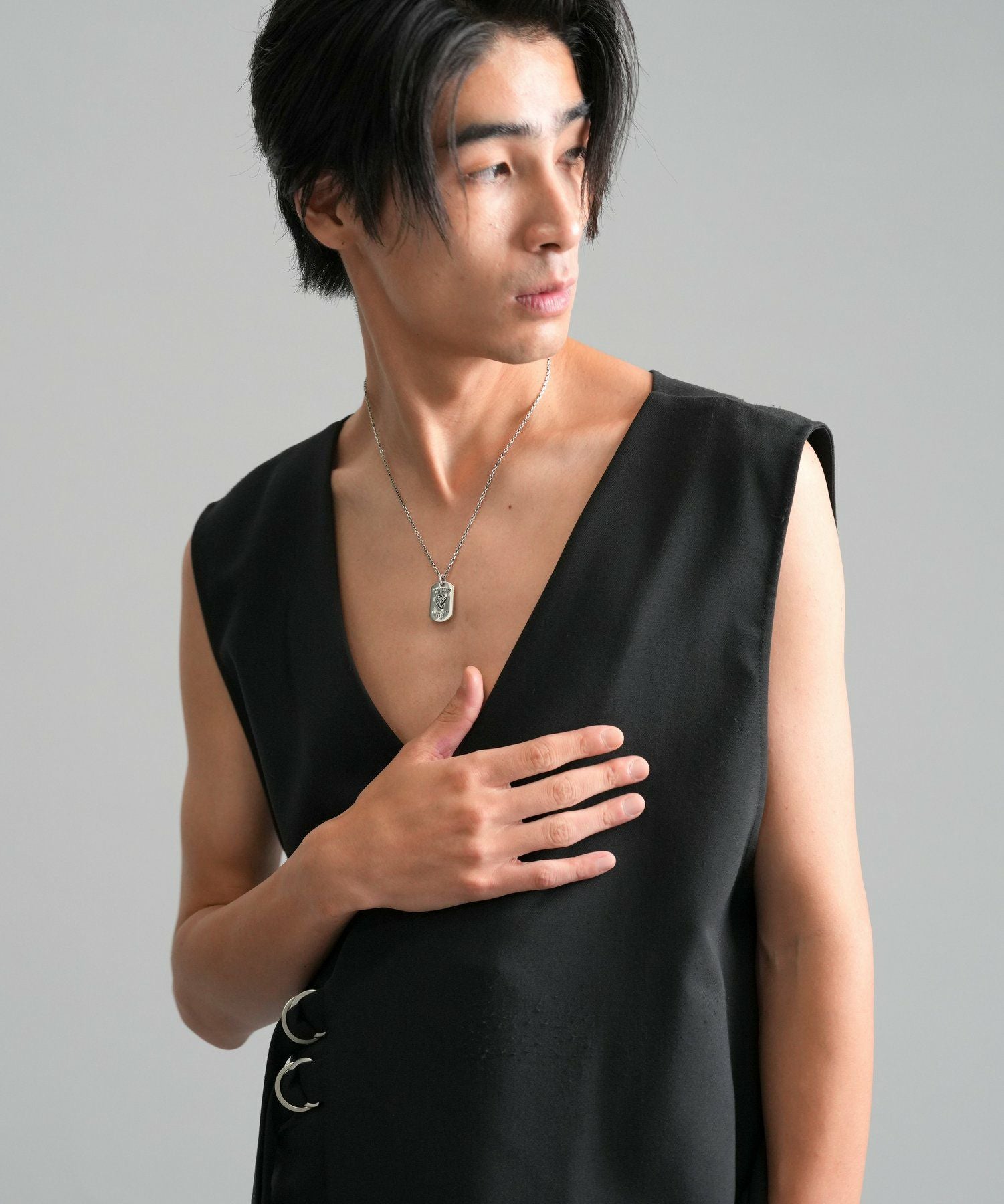 ゴシックスタードッグタグネックレス/シルバー925 | LION HEART STORE