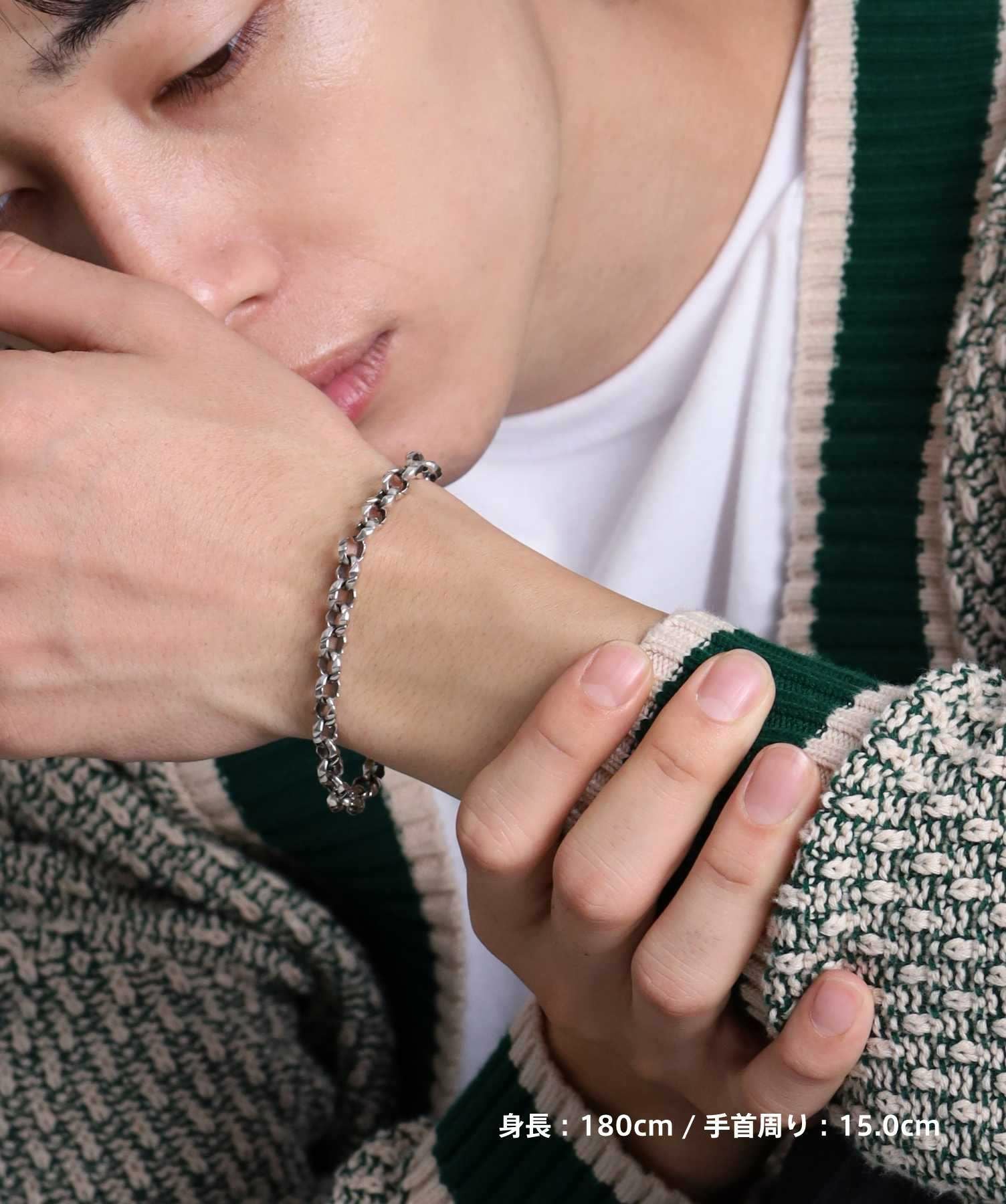 HOWL”ミディアムタテガミブレスレット/シルバー925 | LION HEART STORE