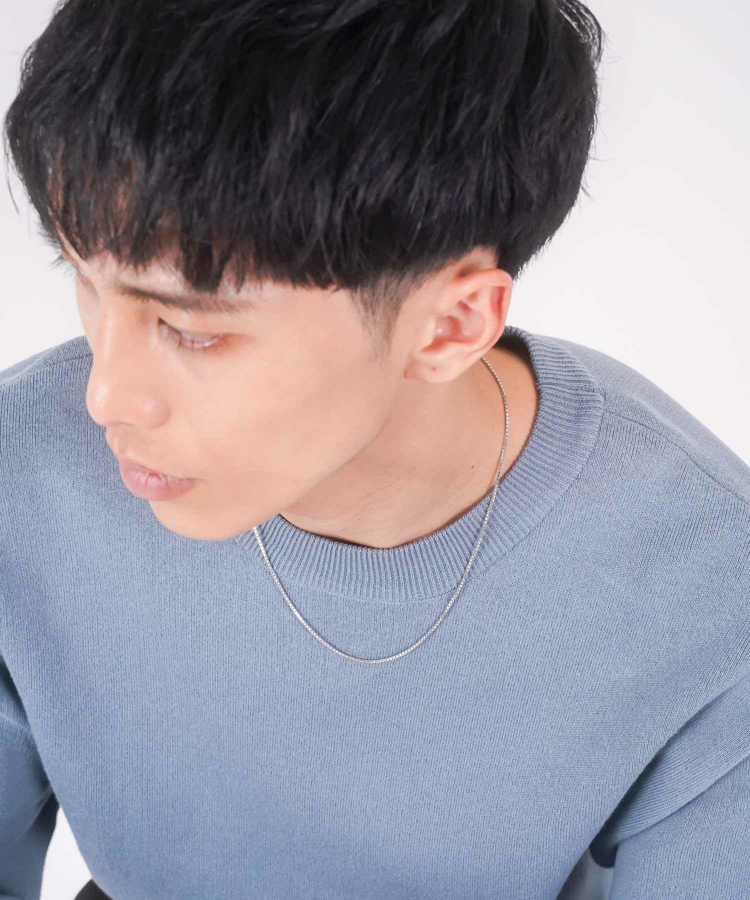 for Gift”リファインドチェーンネックレス/ベネチアン/シルバー925